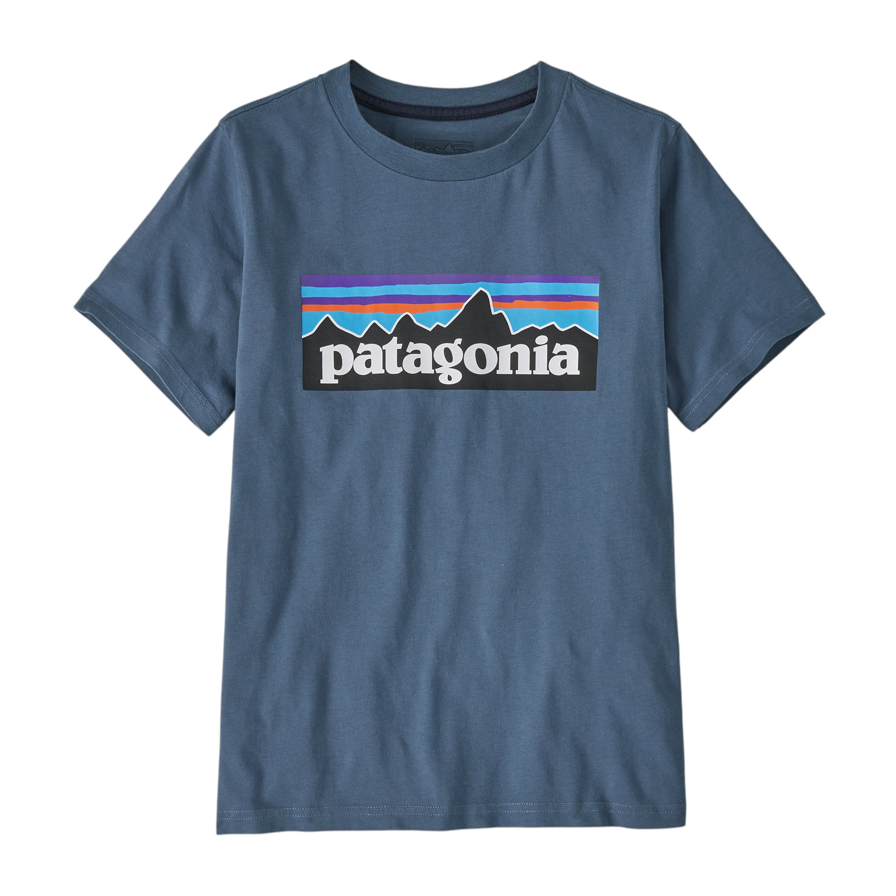 Patagonia-P-6-Logo-T-Shirt---Youth-Utility-Blue