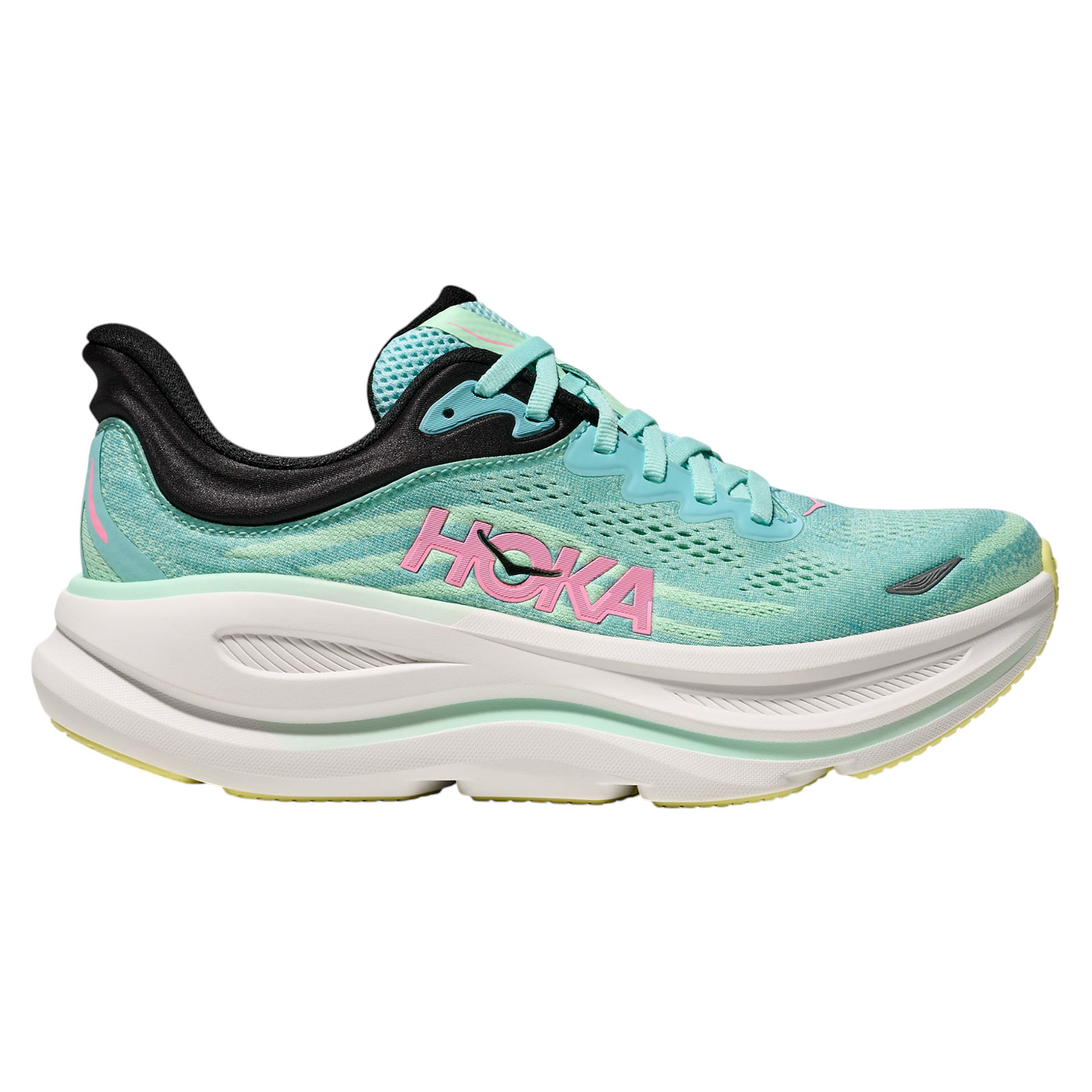 HOKA-Bondi-9-Running-Shoe---Women-s-Blue-Spark---Mint-Fluorite