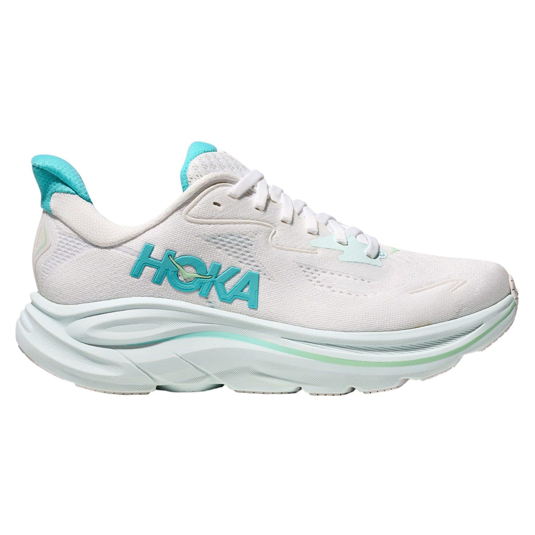 HOKA-Clifton-10-Shoe---Women-s-White---Cielo-Blue