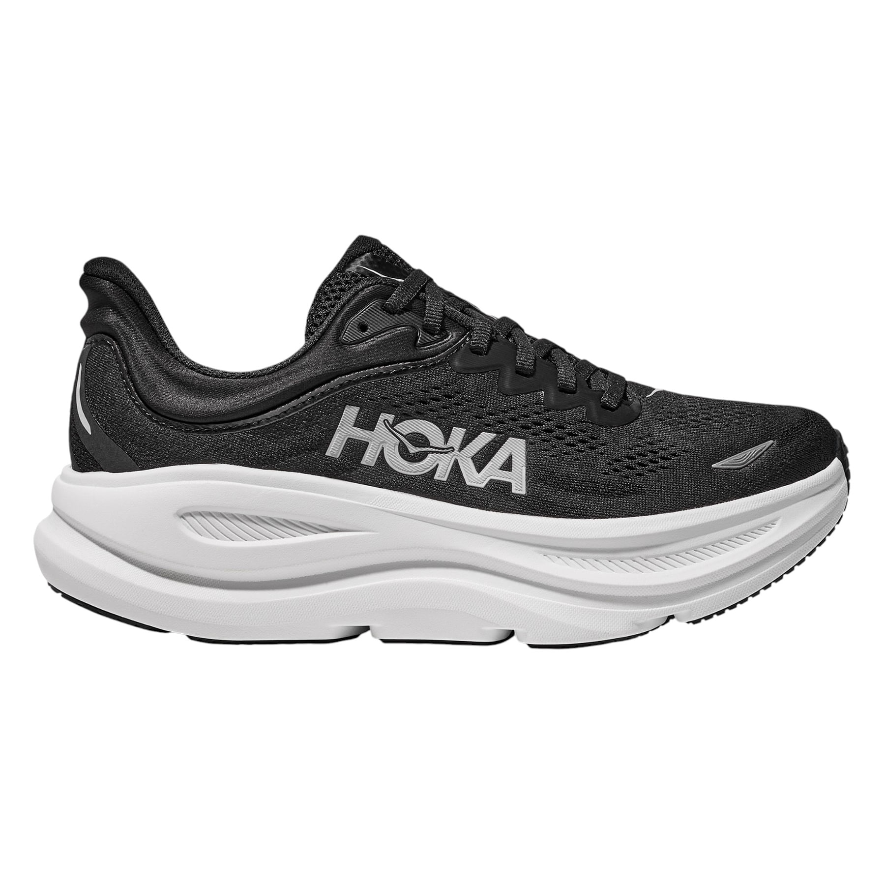 HOKA-Bondi-9-Running-Shoe-Wide----Men-s-Black---White