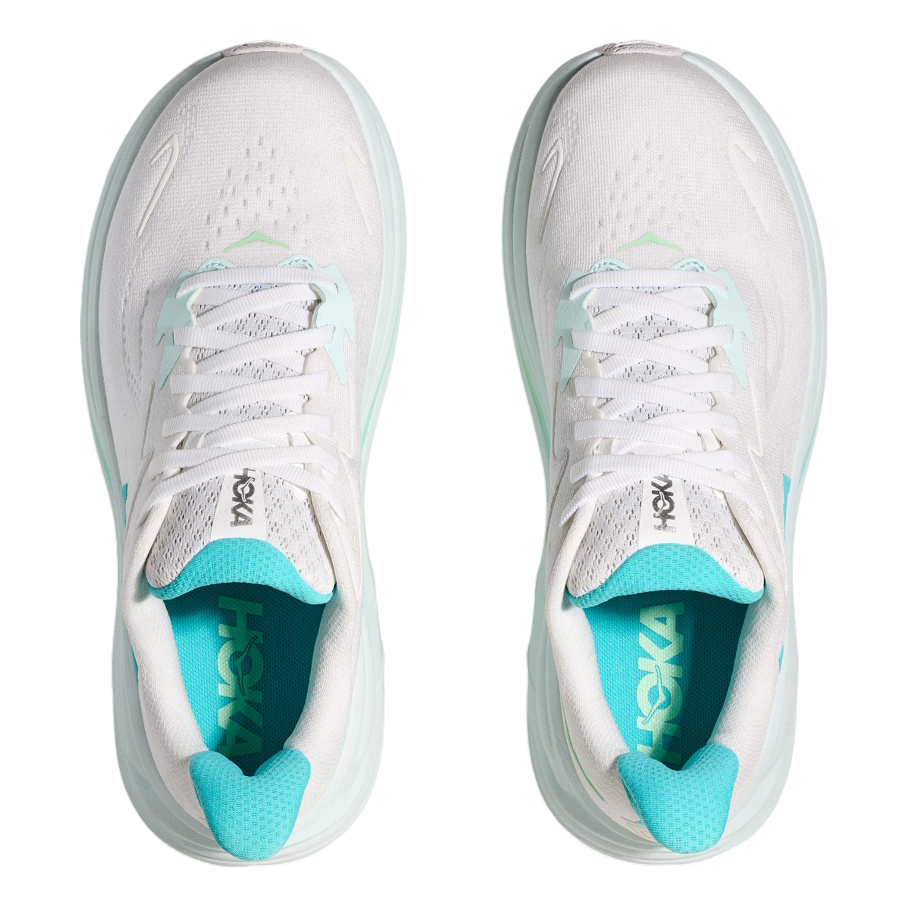 HOKA-Clifton-10-Shoe---Women-s-White---Cielo-Blue