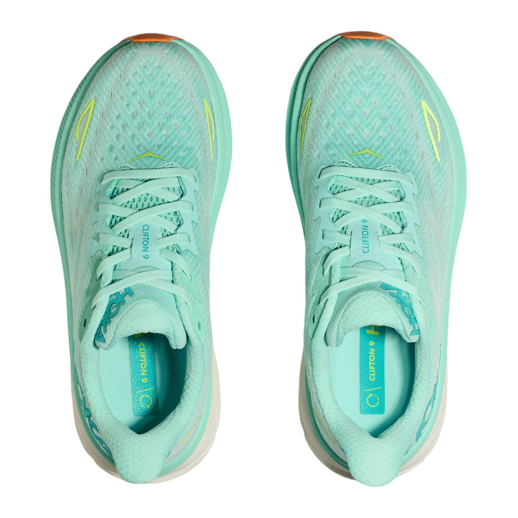 HOKA-Clifton-9-Running-Shoe---Women-s-Seafoam---Aqua-Breeze