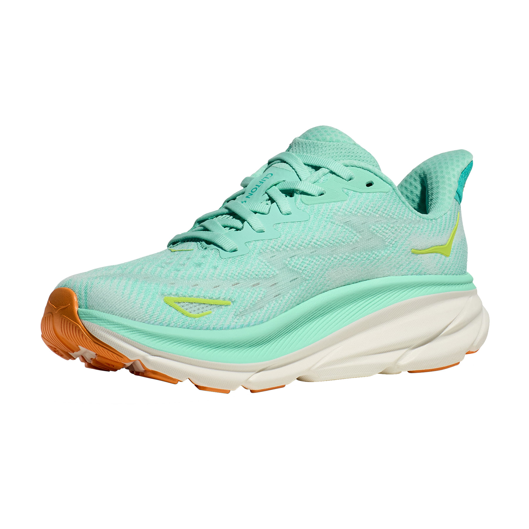 HOKA-Clifton-9-Running-Shoe---Women-s-Seafoam---Aqua-Breeze