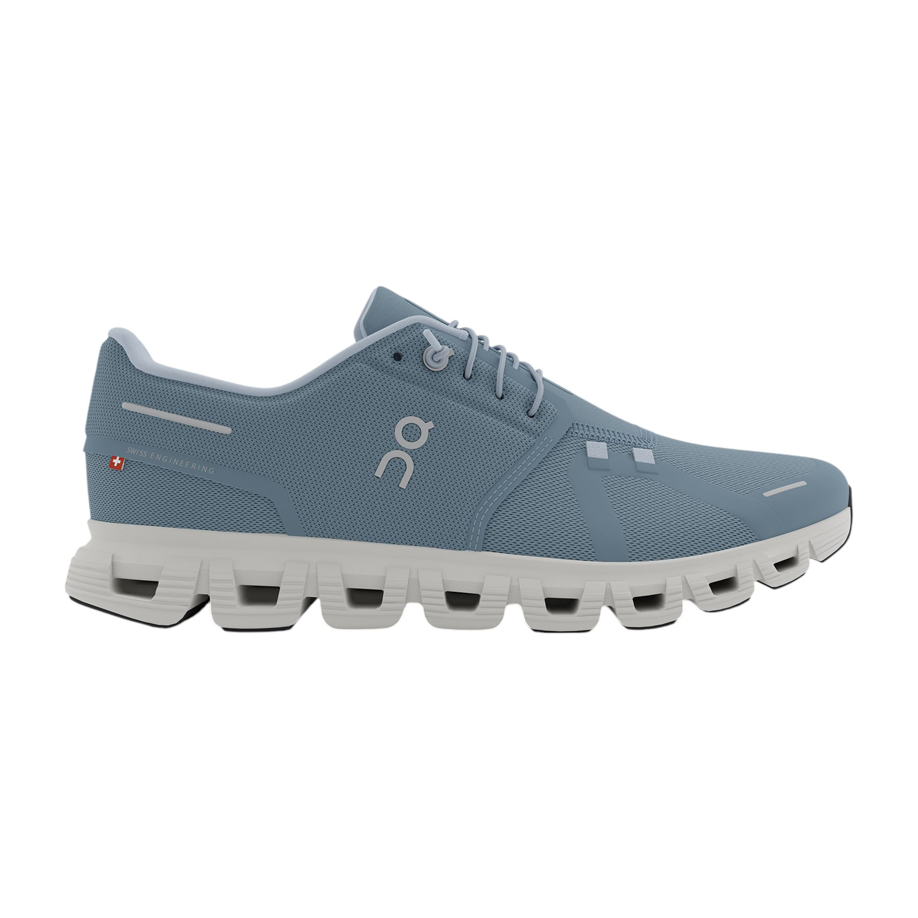 On-Cloud-6-Shoe---Women-s-Chambray---White