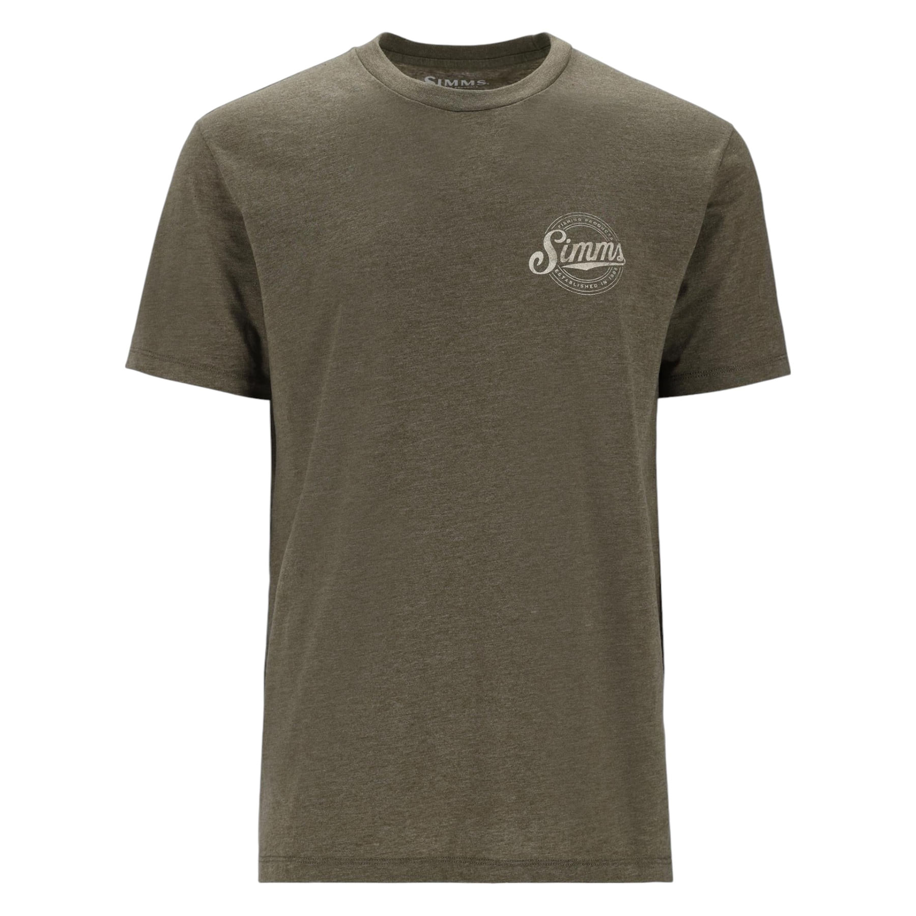 Simms-Circle-Lockup-T-Shirt---Men-s-Military-Heather