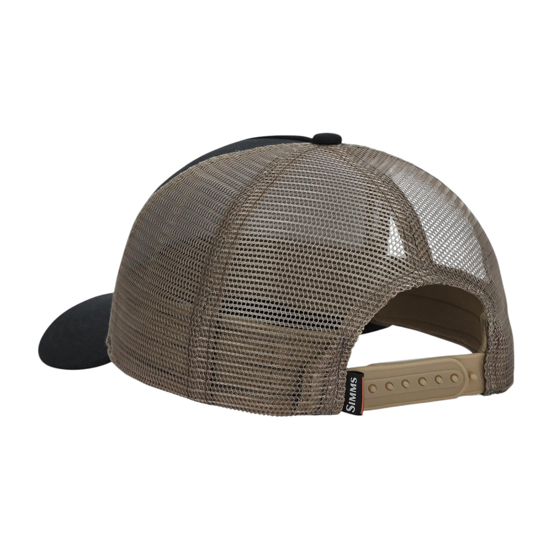 Simms-Double-Haul-Trucker-Hat-Stone-Black