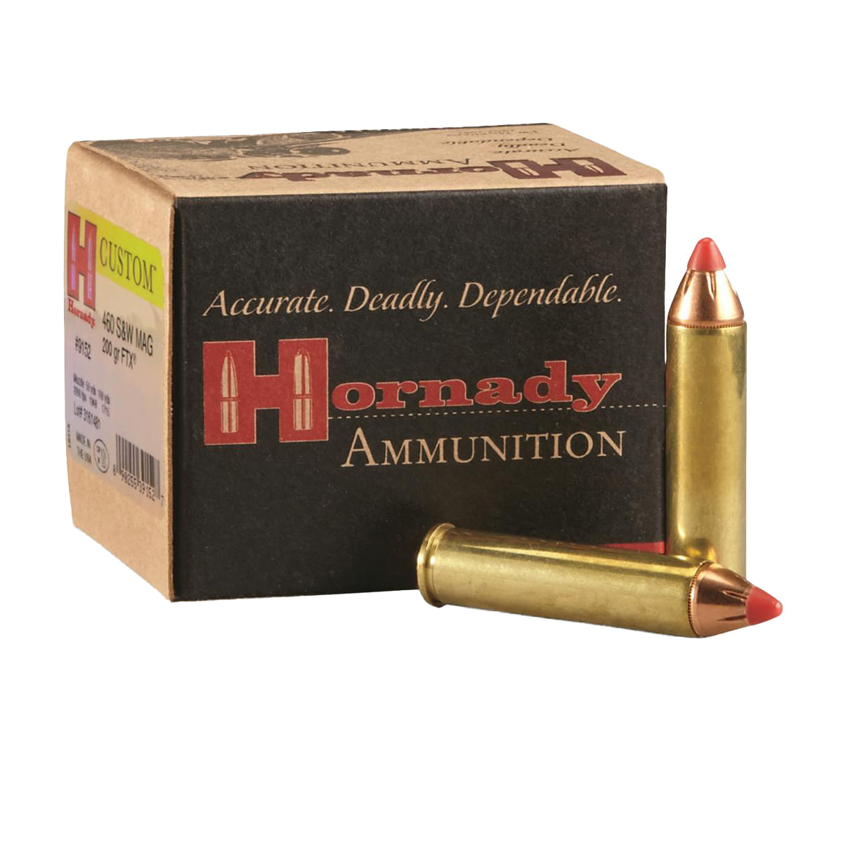 Hornady-Custom-460-S-W-Magnum-200-Grain-FTX-Ammunition-20-Rounds-200GR-FTX