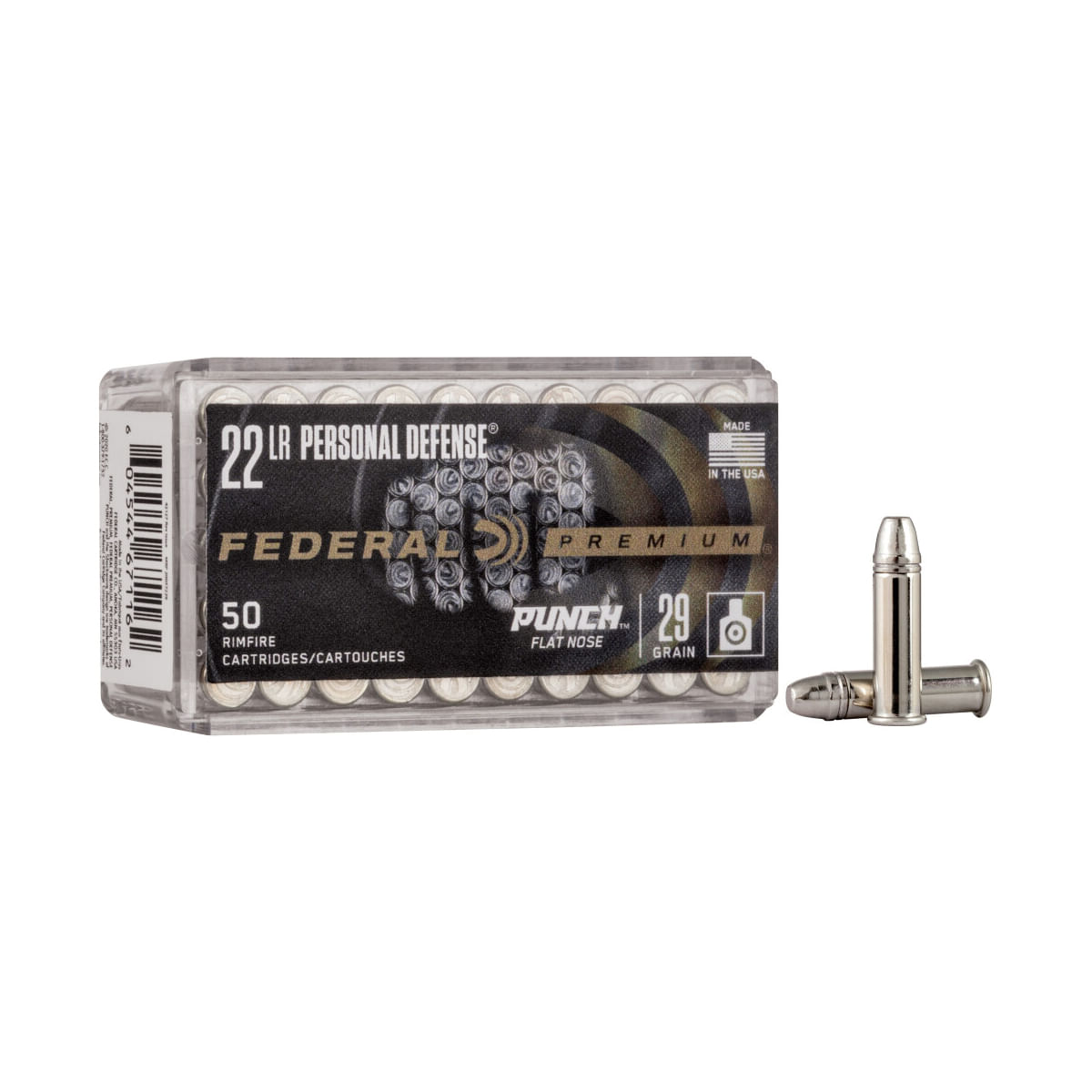 Federal-Premium-Personal-Defense-22-Long-Rifle-29-Grain-FN-Ammunition-50-Rounds-29GR-FN