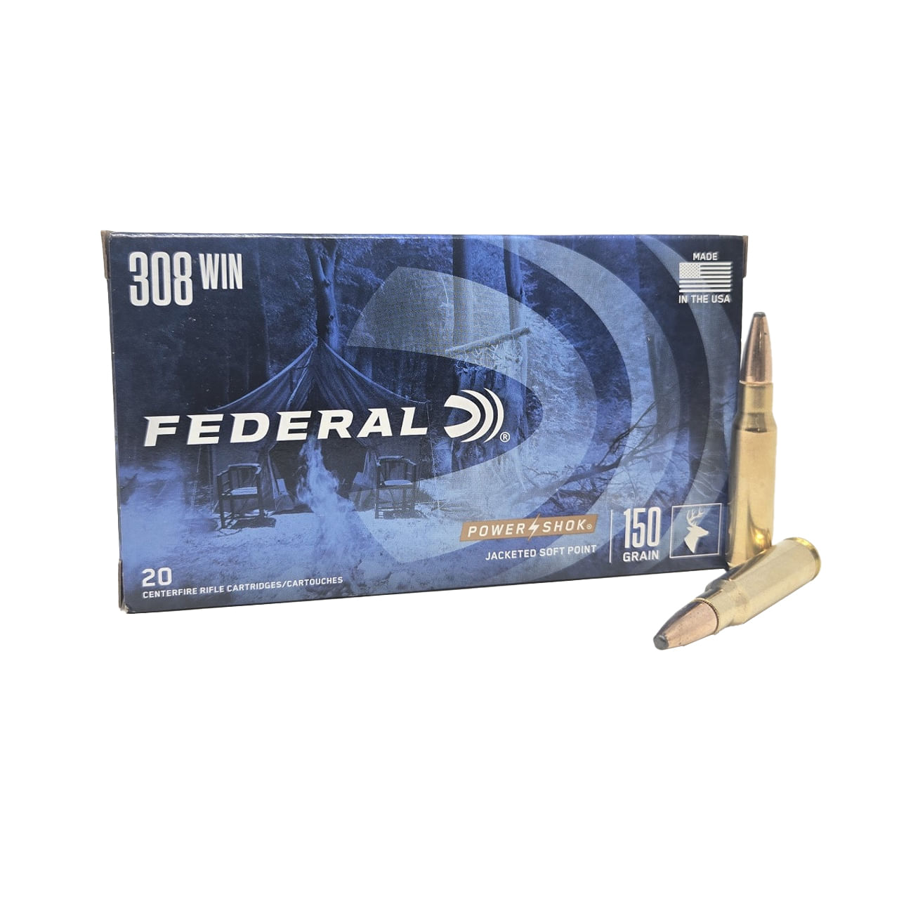 Federal-Power-Shok-308-Winchester-150-Grain-SP-Ammunition-20-Rounds-150GR-SOFT-POINT