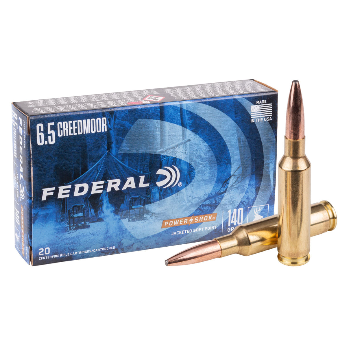 Federal-Power-Shok-6.5-Creedmoor-140-Grain-Soft-Point-Ammunition-20-Rounds-140GR-SP