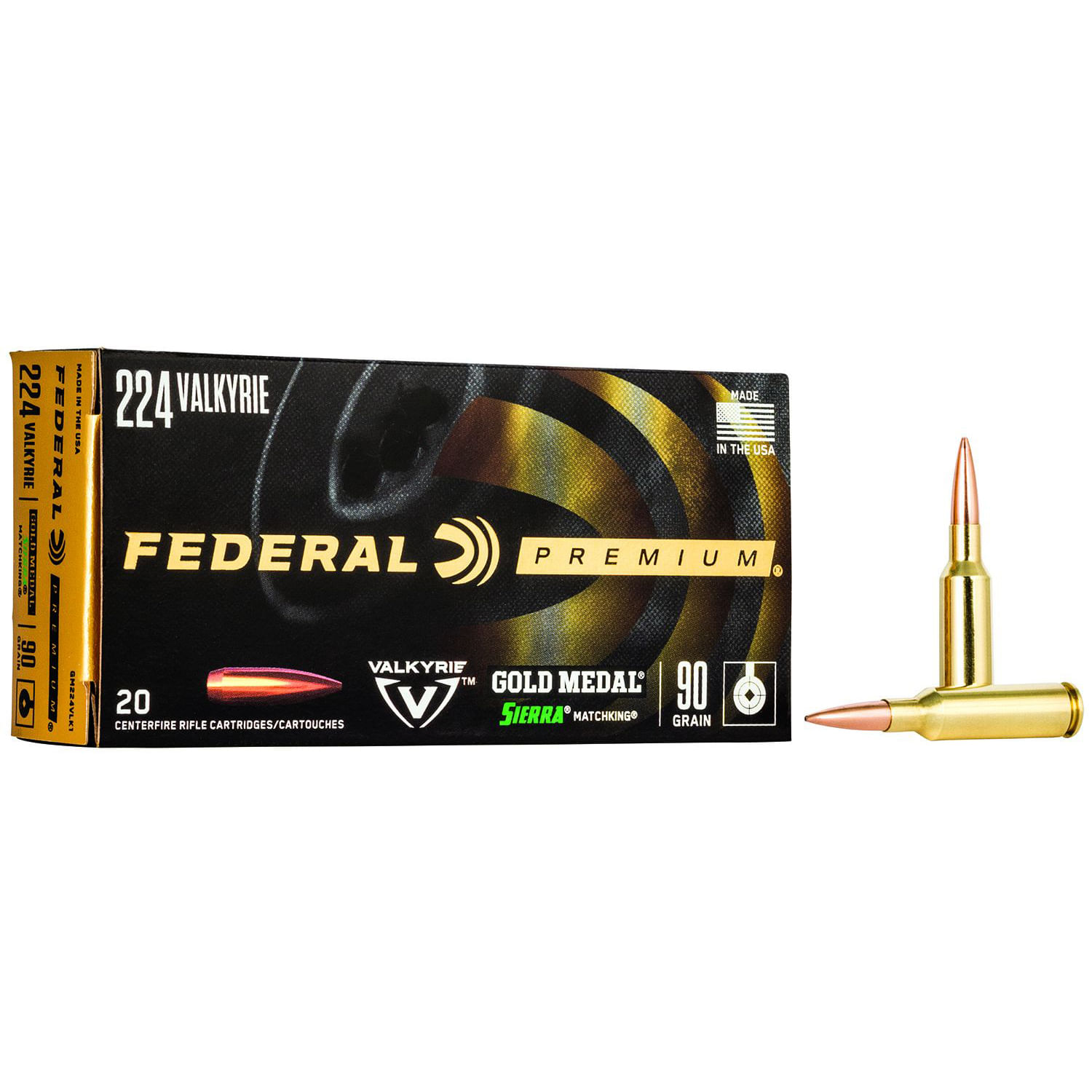 Federal-Premium-Gold-224-Valkyrie-90-Grain-SMK-Ammunition-20-Rounds-90GR-SMK