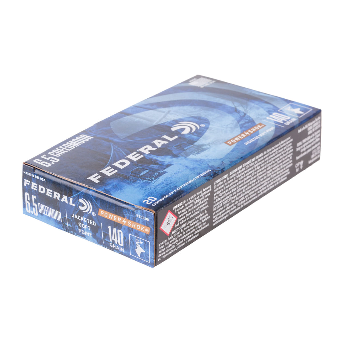 Federal-Power-Shok-6.5-Creedmoor-140-Grain-Soft-Point-Ammunition-20-Rounds-140GR-SP