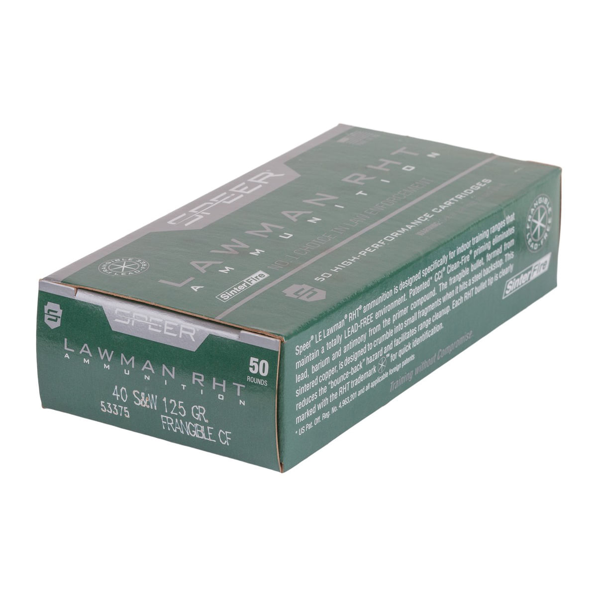 Speer-Training-40-S-W-125-Grain-Frangible-Ammunition-50-Rounds-125GR-FRANGIBLE