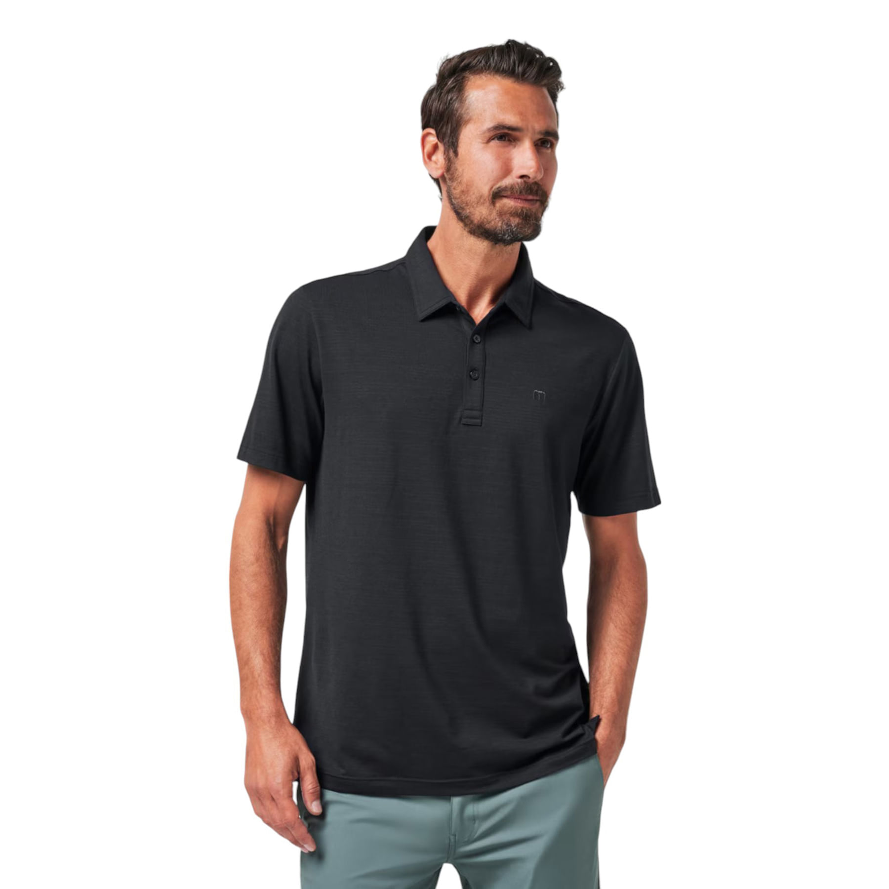 TravisMathew-The-Heater-Polo---Men-s-Black