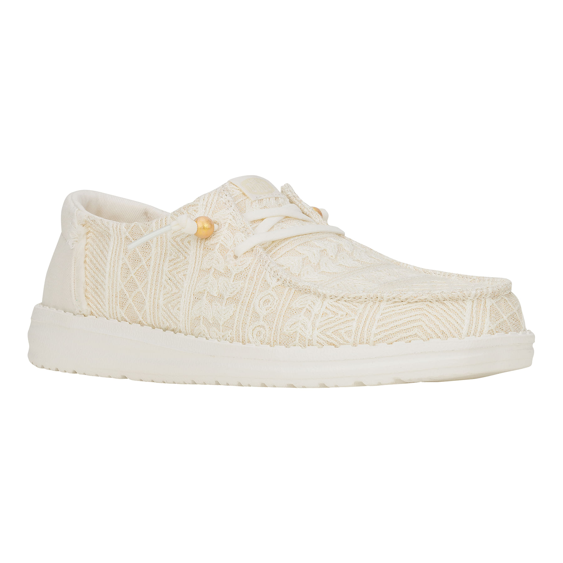 Hey-Dude-Wendy-Crochet-Lace-Shoe---Women-s-White---Gold