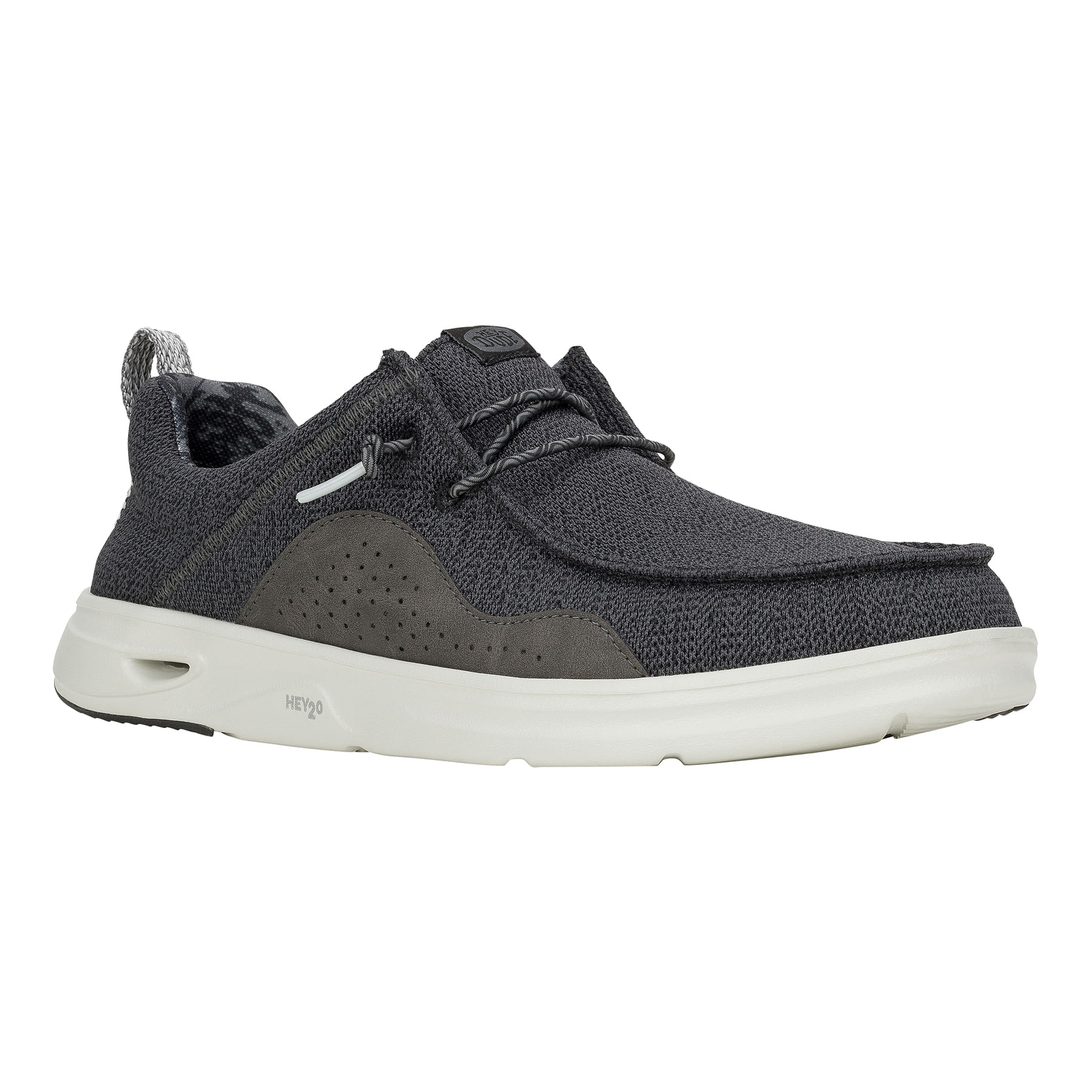 Hey-Dude-Wally-Hey2O-Mesh-Shoe---Men-s-Black---Monument-Grey