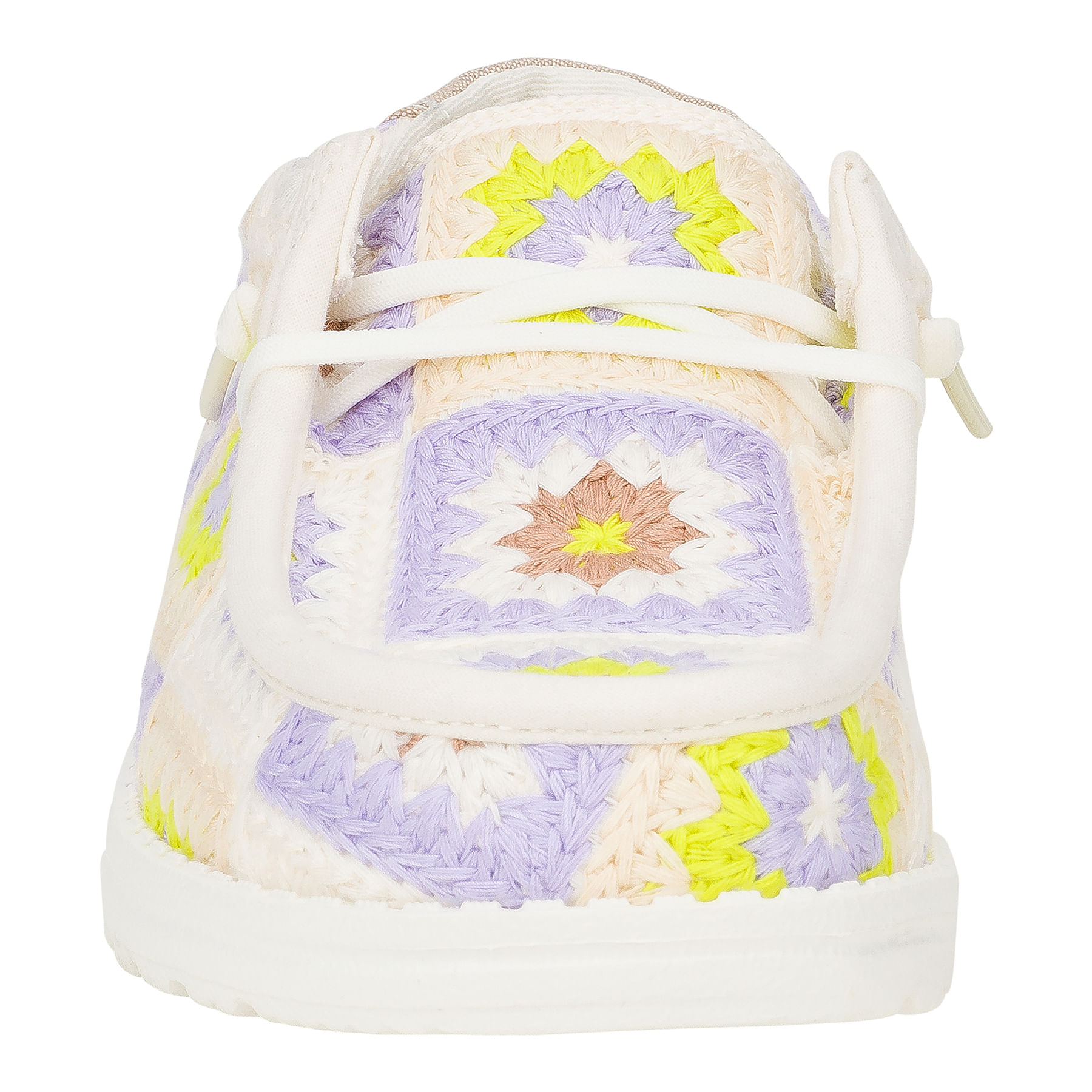 Hey-Dude-Wendy-Cottage-Crochet-Shoe---Women-s-Egret---Lavender---Multi