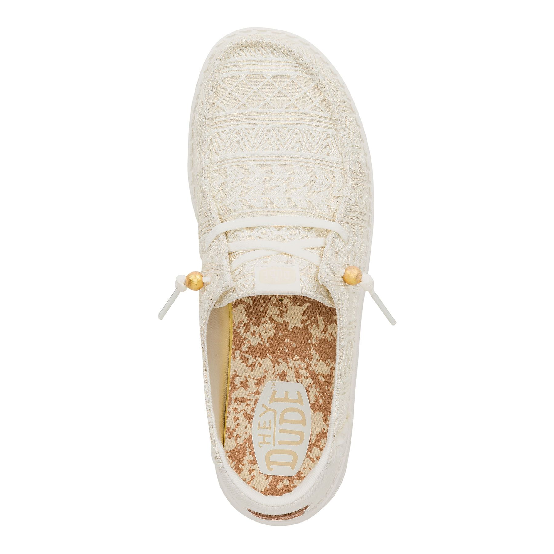 Hey-Dude-Wendy-Crochet-Lace-Shoe---Women-s-White---Gold
