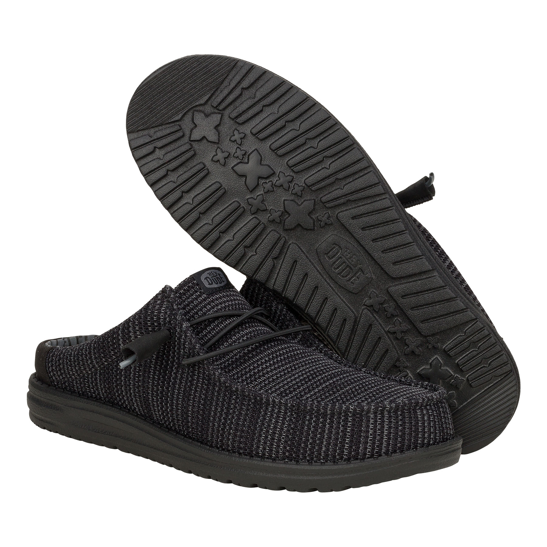Hey-Dude-Wally-Slip-Strtetch-Sox-Shoe---Men-s-Black