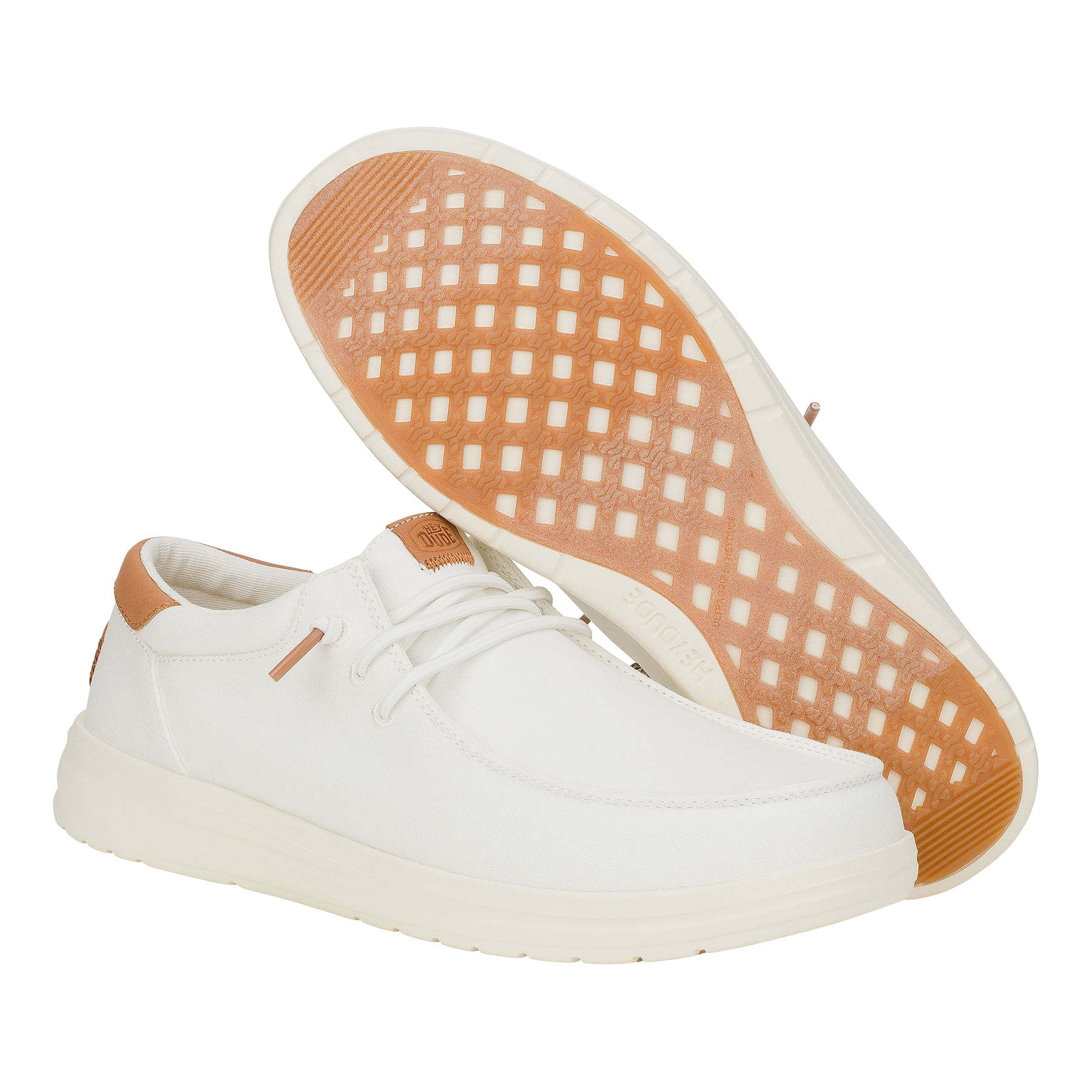Hey-Dude-Paul-Canvas-Shoe---Men-s-White