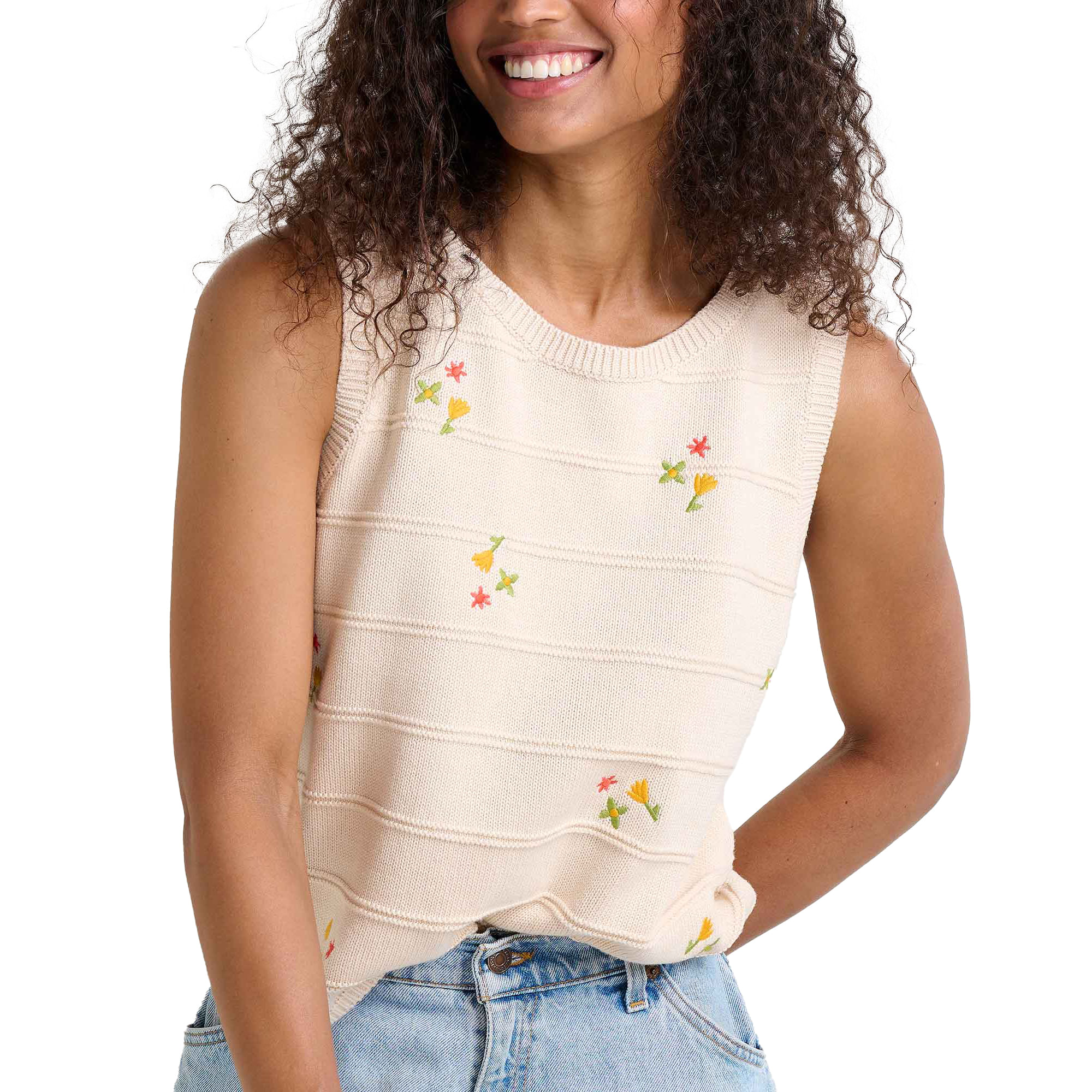 (取寄) トードアンドコー レディース ビアンカ クルー タンク エンブロイダー Toad&Co women Bianca Crew Tank Embroidered Natural Embroidery Toad&Co Womens Bianca Crew Tank Embroidered Natural