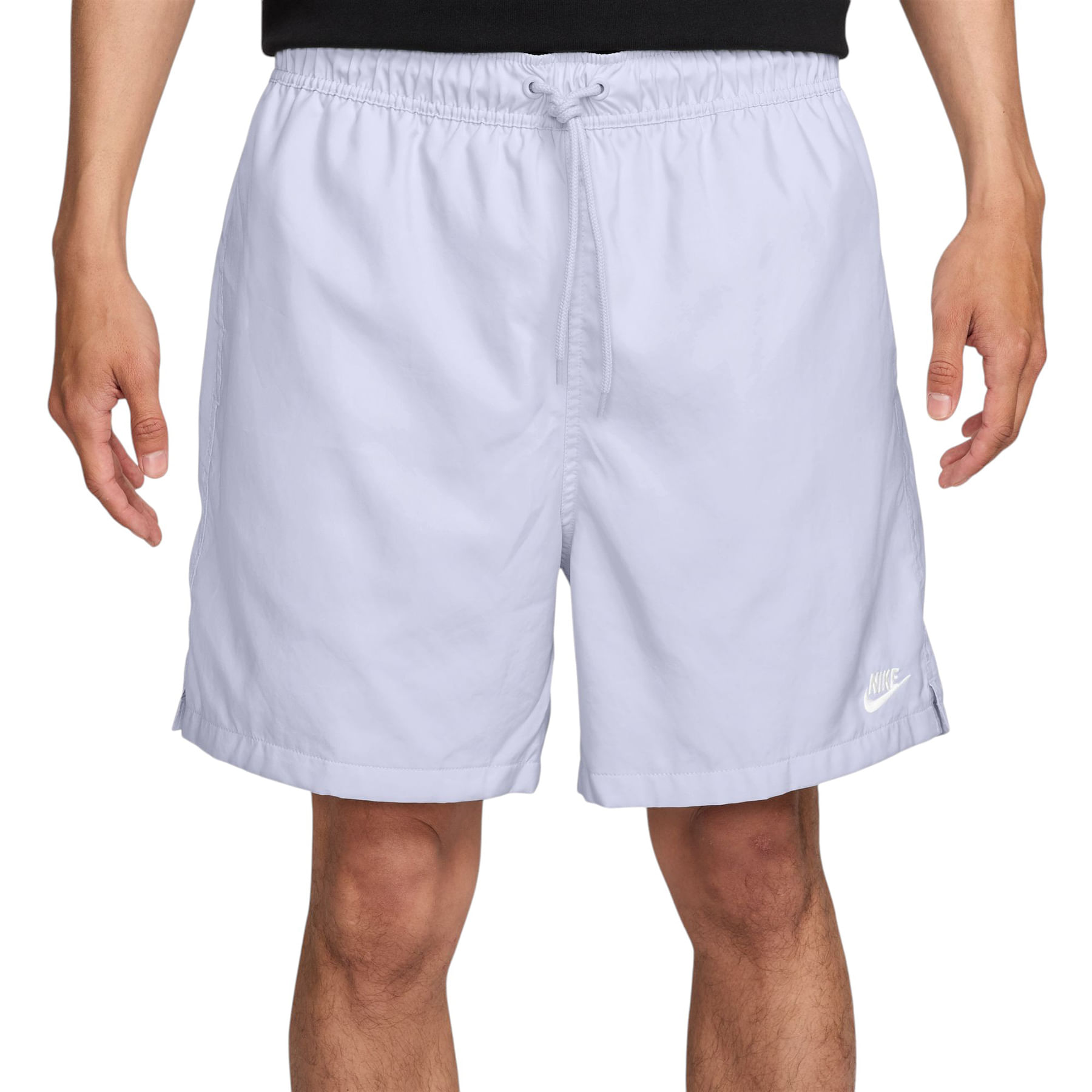 white nike swim trunks