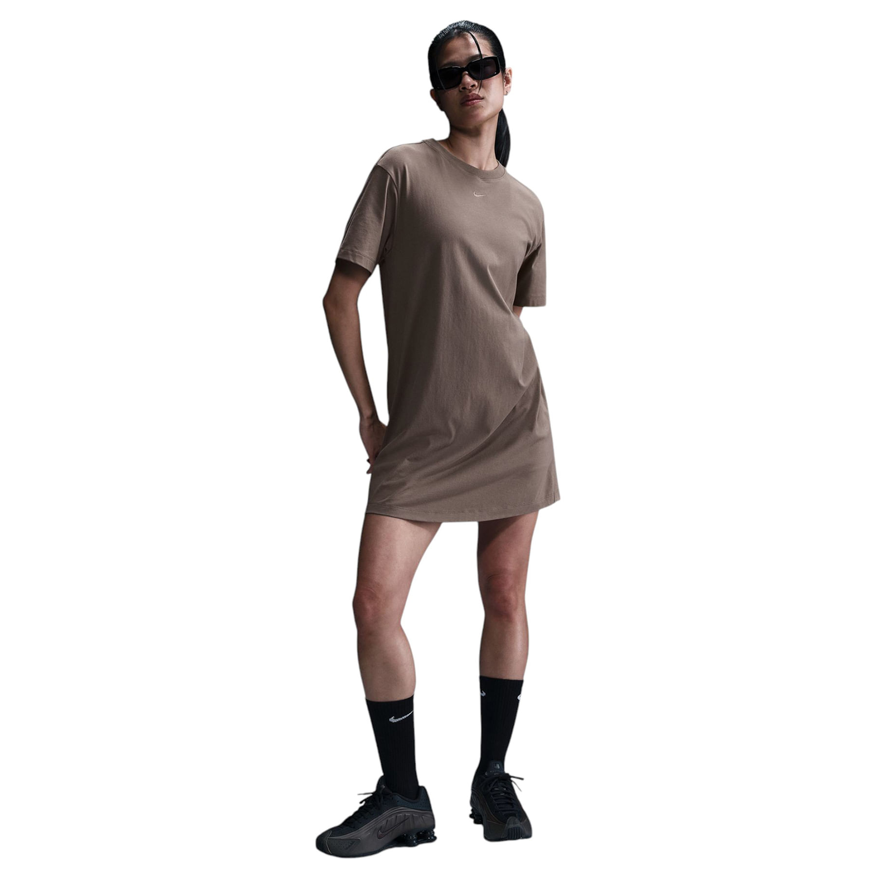 NIKE W CLLCTN TSHRT DRESS SAIL/LTOWBR 国内発送 NIKE AS W NSW CLLCTN TSHRT DRESS / ナイキ ウィメンズ NSW