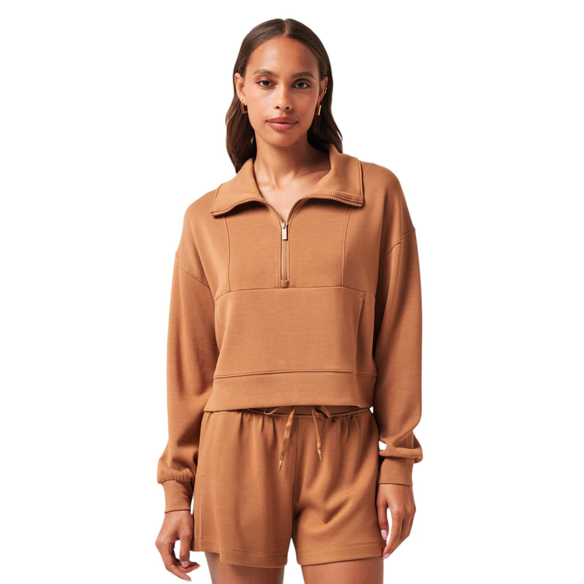 TRAVIS-W-SKYLOFT-SOFT-HALF-ZIP-Chestnut