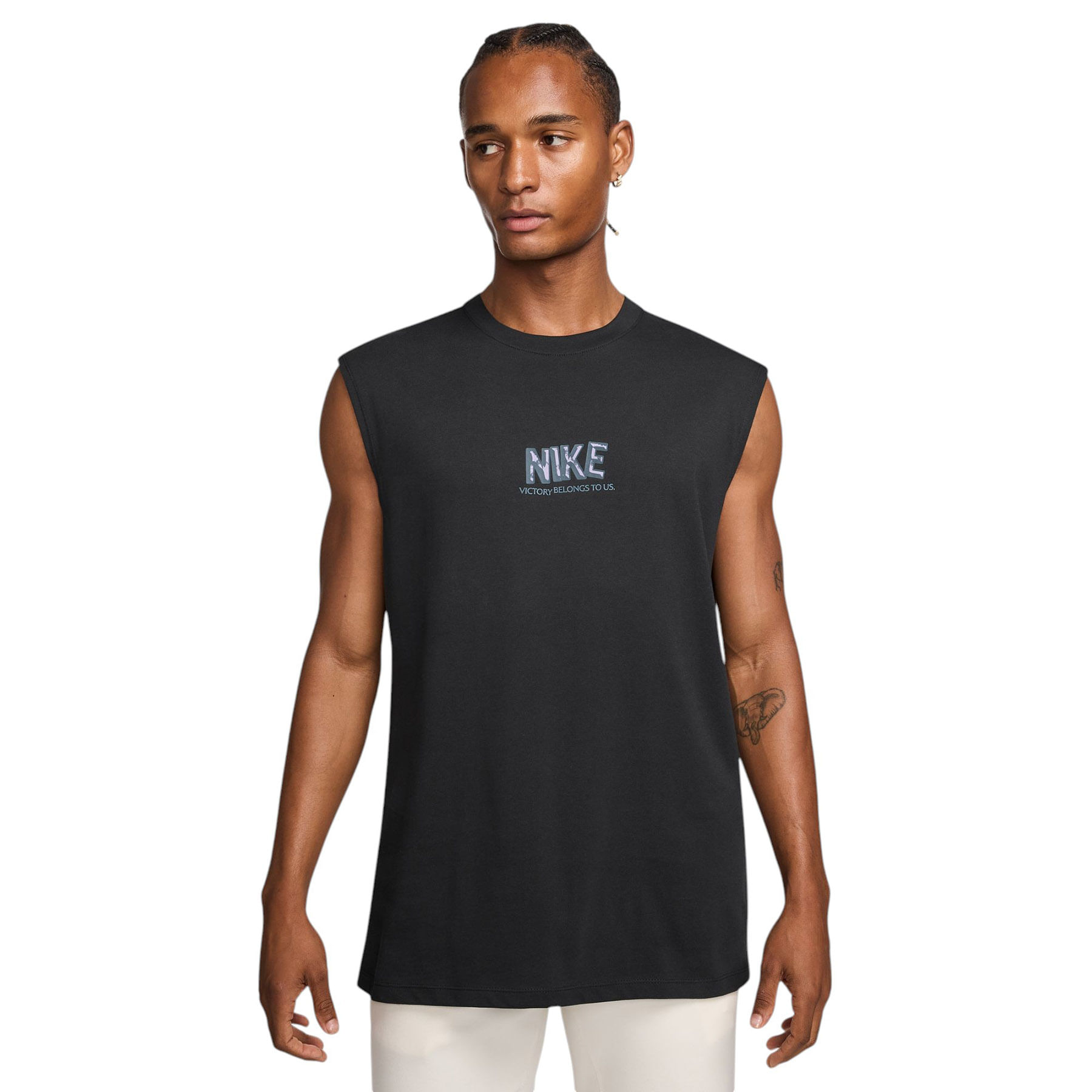 NIKE-M-NK-TEE-SL-GYM-LIFE-SU25-Black