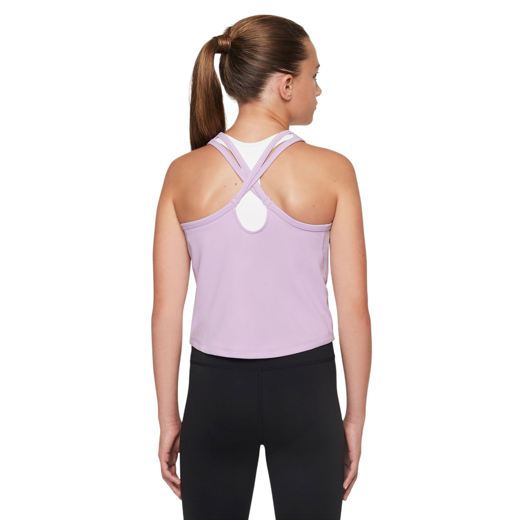 Nike-One-Fitted-Big-Kids--Dri-Fit-Tank-Doll---White