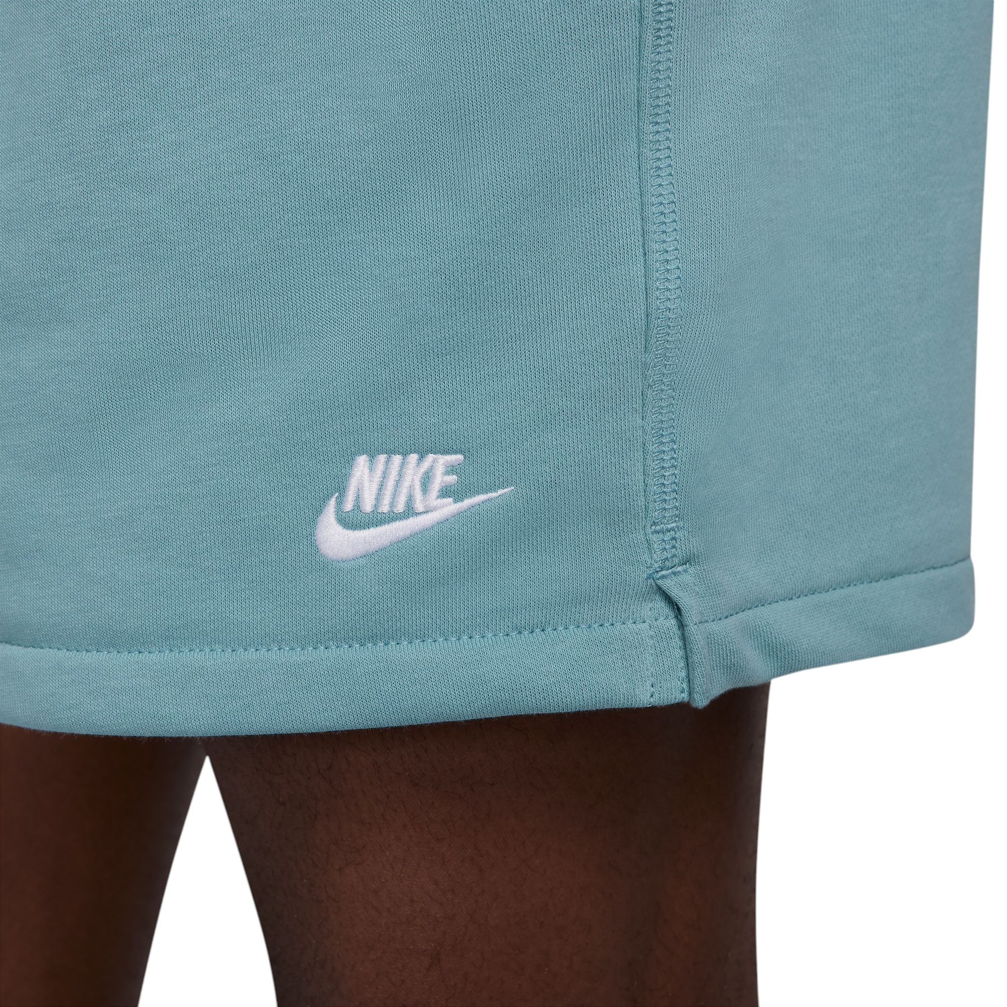 Nike-French-Terry-Flow-Shorts---Men-s--Denim-Turquoise---Denim-Turquoise---White