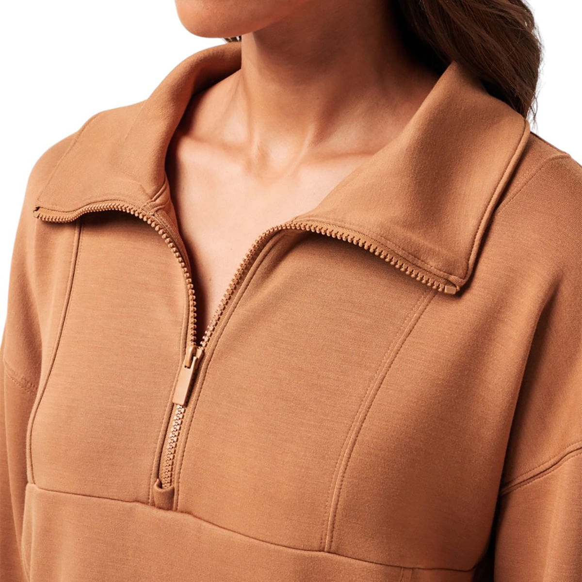 TRAVIS-W-SKYLOFT-SOFT-HALF-ZIP-Chestnut