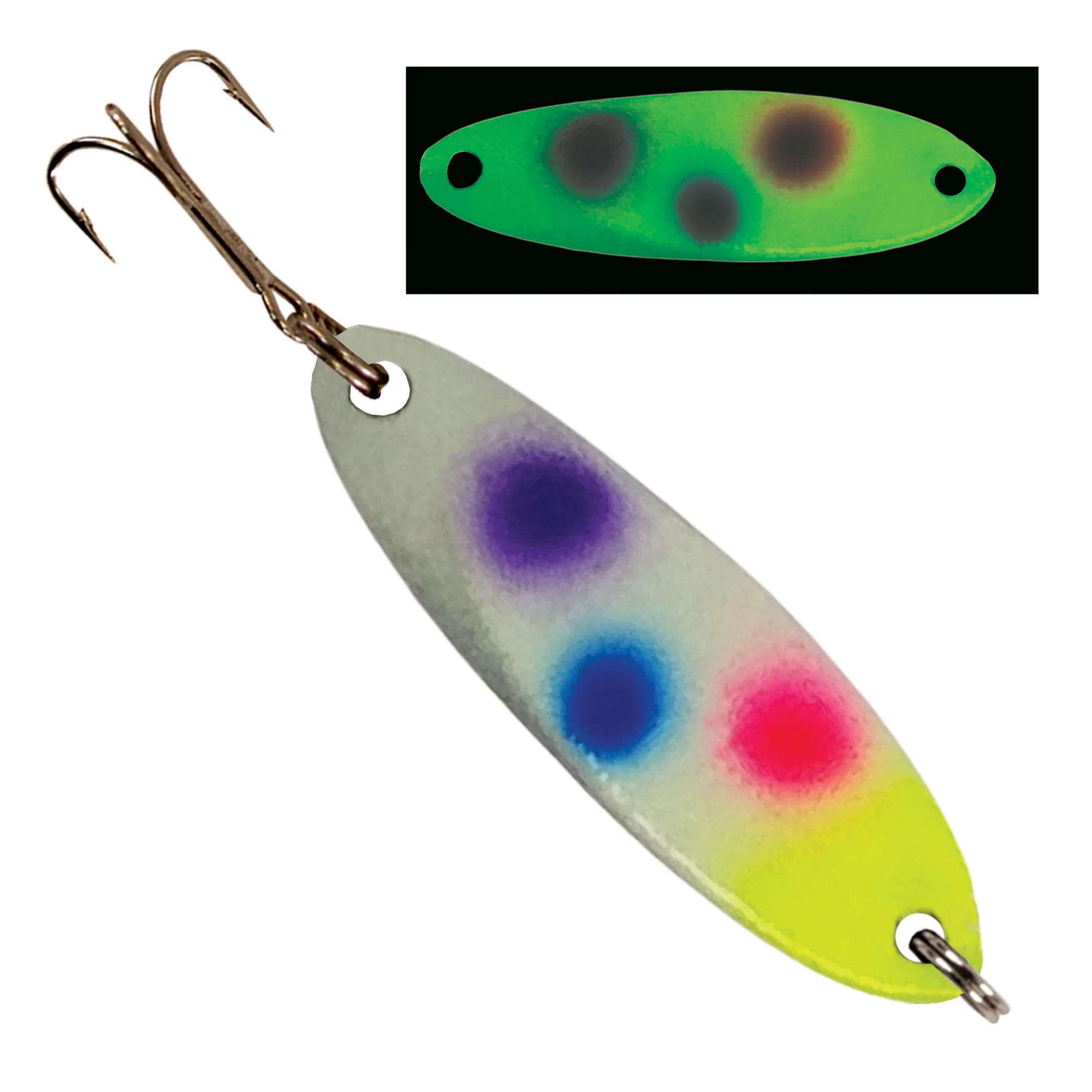 Kastmaster 1/24 oz Moonshine Glow Wonderbread Fishing Lures
