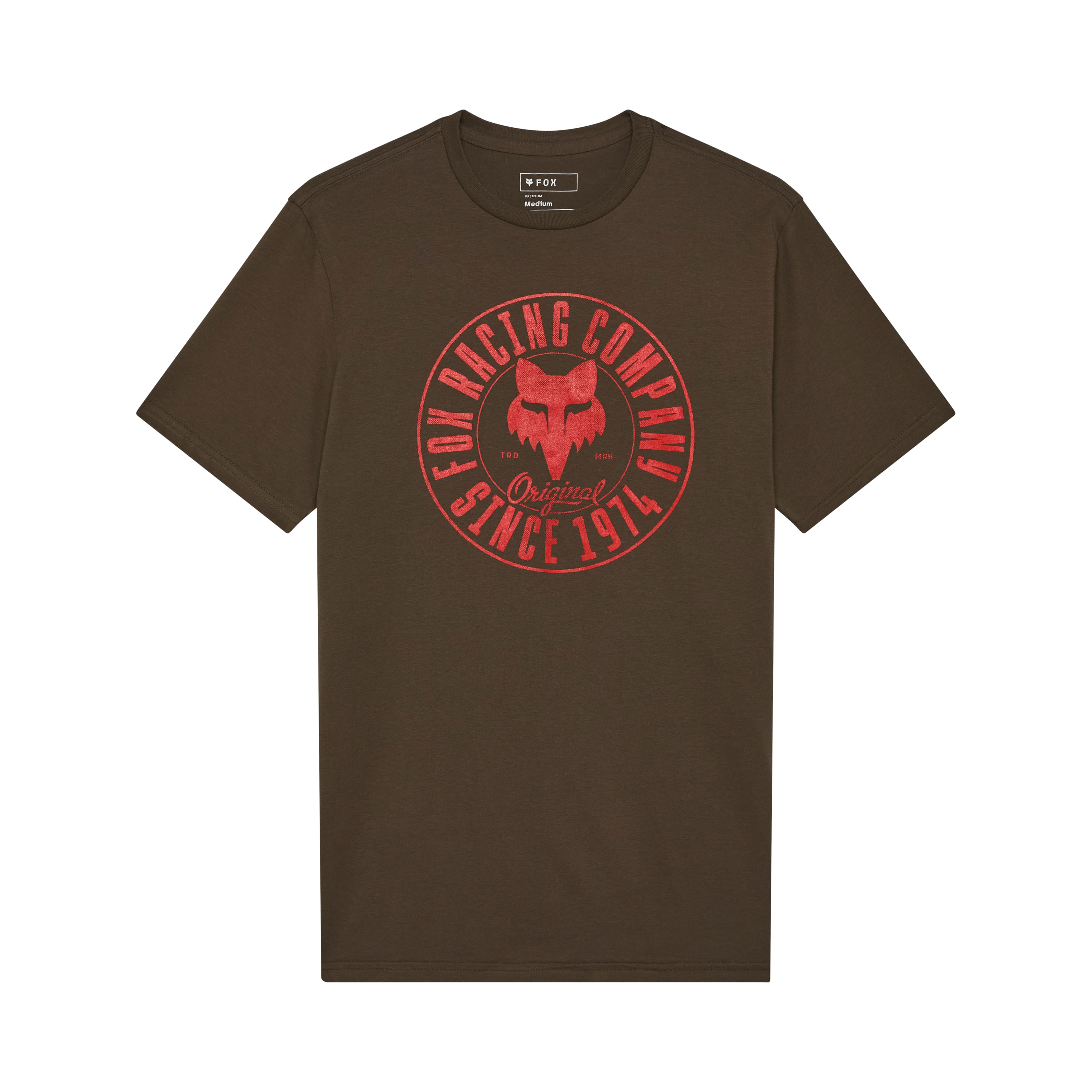 Fox-Racing-Emblem-Premium-Tee-Shirt-Military-Green