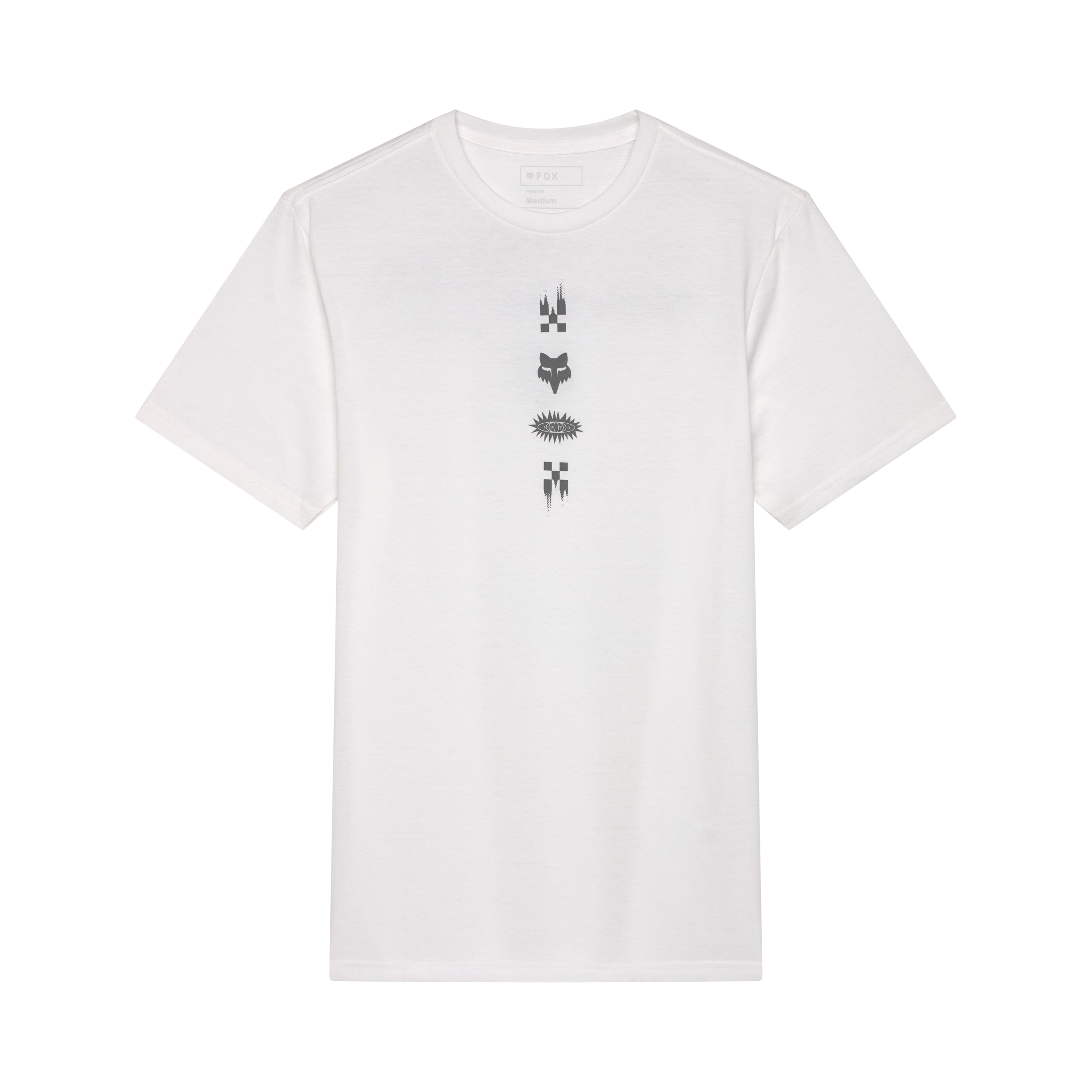 Fox-Racing-Checkered-Premium-Tee-Shirt-Optic-White