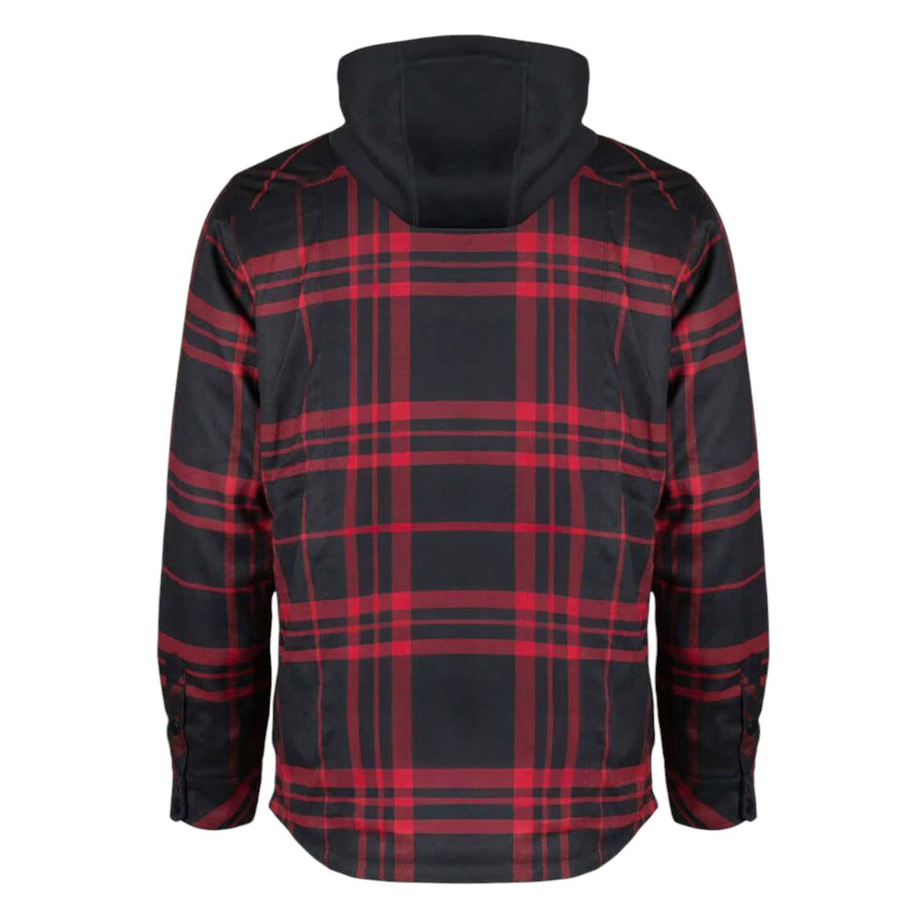 Mobile-Warming-Flannel-Heated-Hoodie-Jacket---Men-s-Black---Red