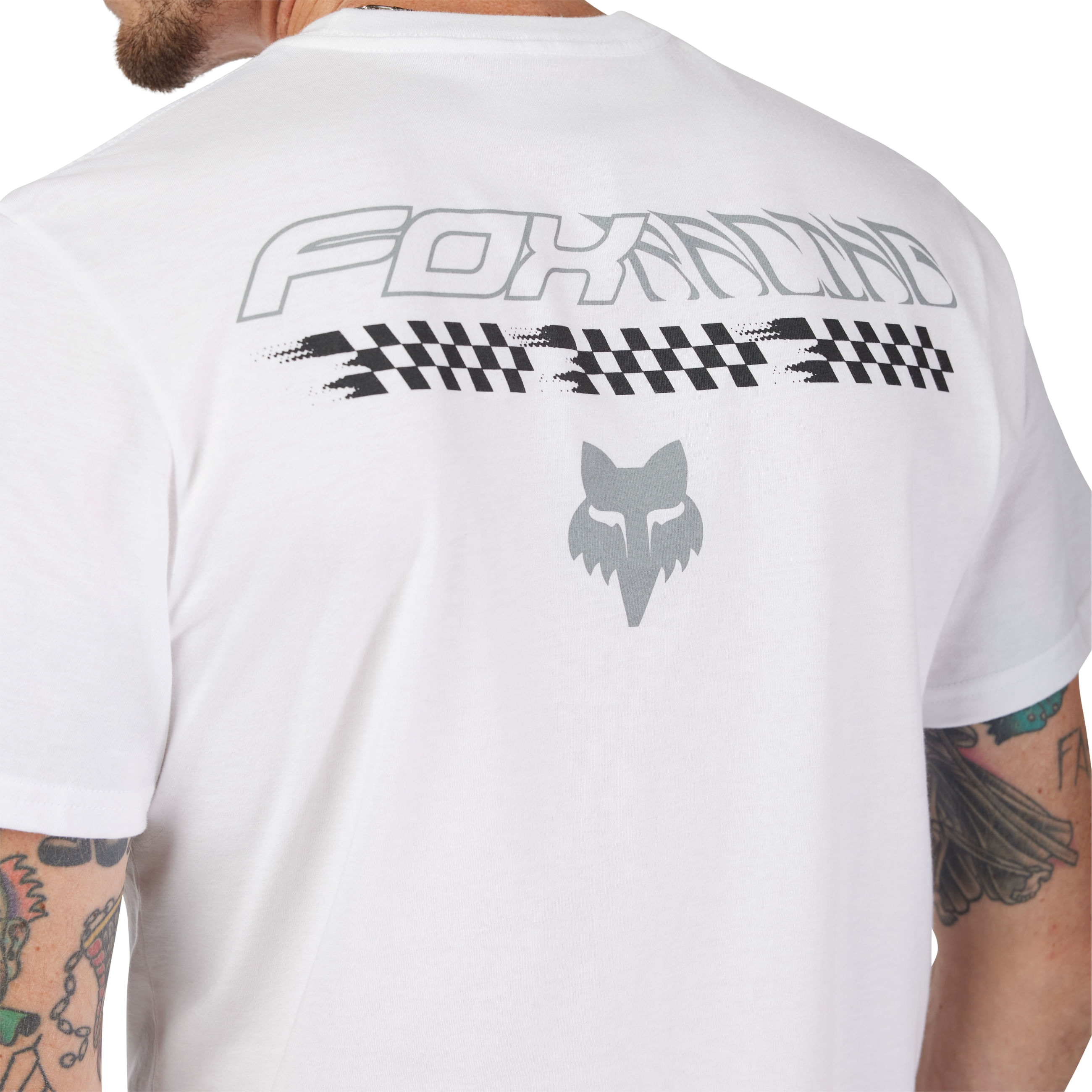 Fox-Racing-Checkered-Premium-Tee-Shirt-Optic-White