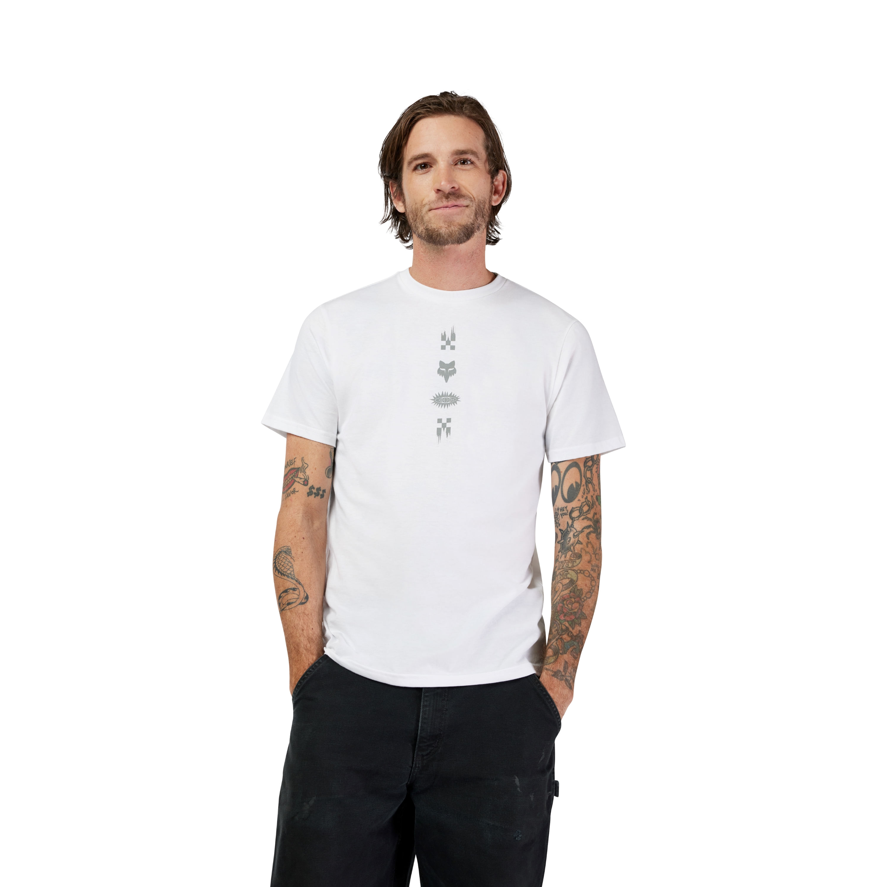 Fox-Racing-Checkered-Premium-Tee-Shirt-Optic-White