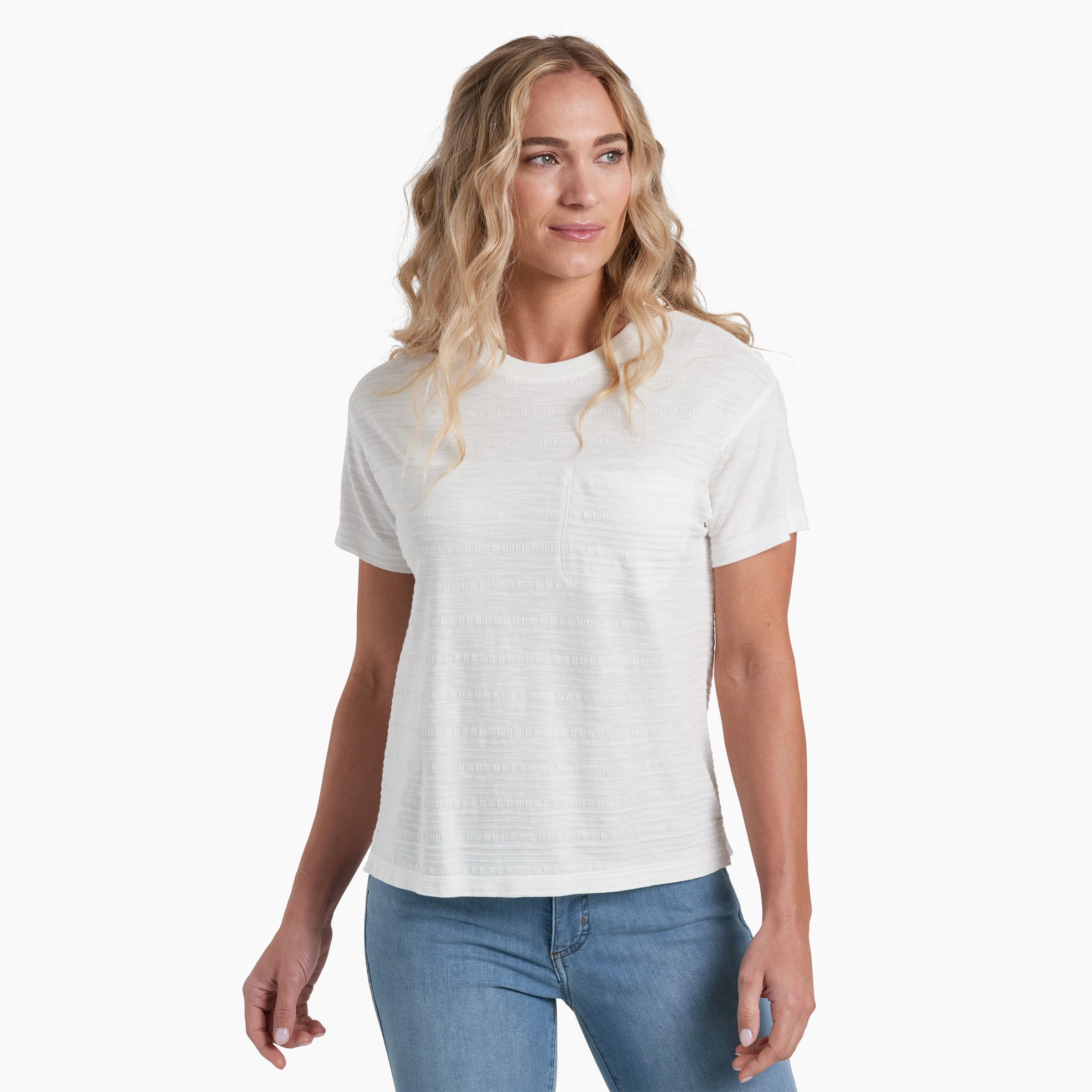 KUHL-Willa-Pocket-Short-Sleeve-White
