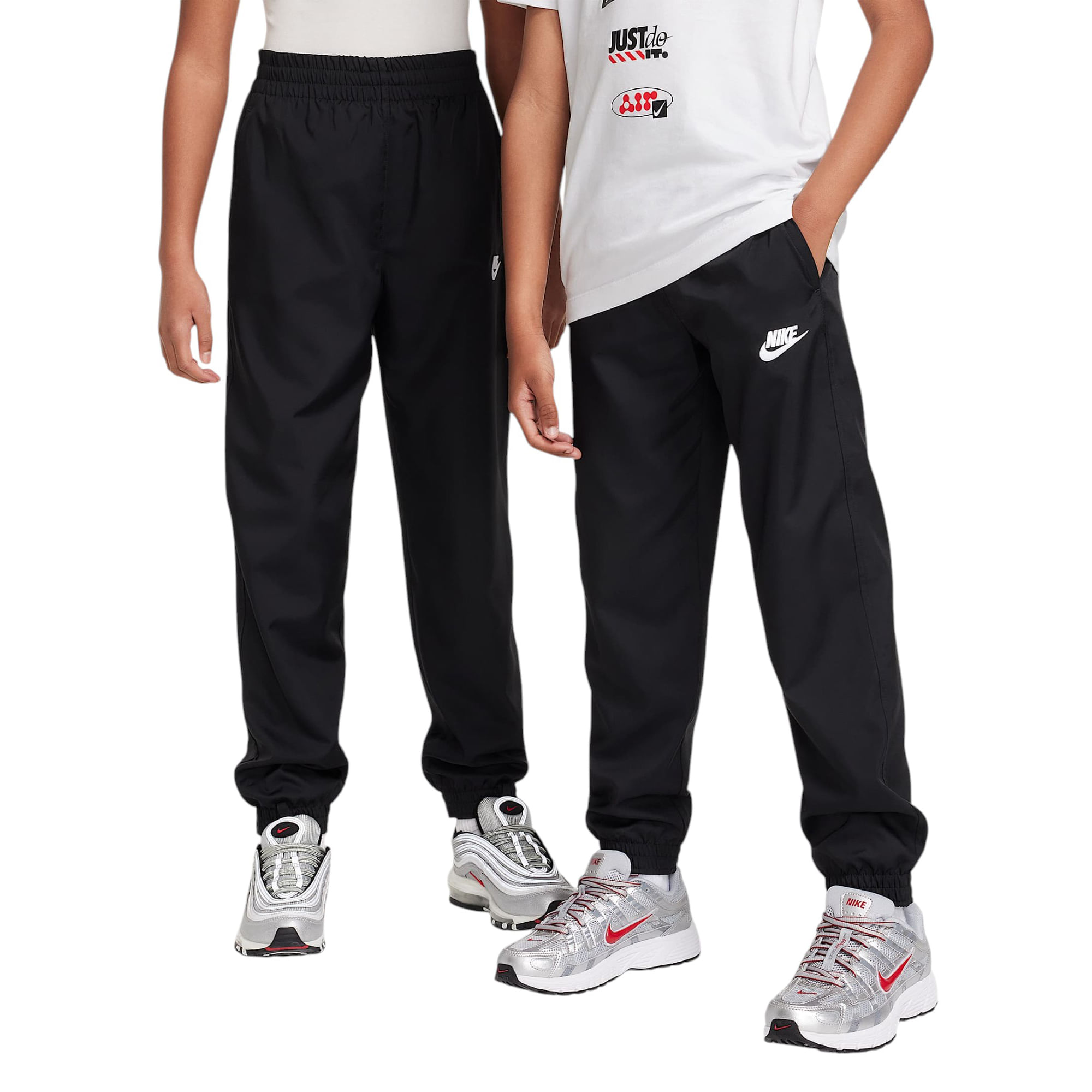 Nike-Sportswear-Club-Big-Kids--Woven-Joggers-Black---White