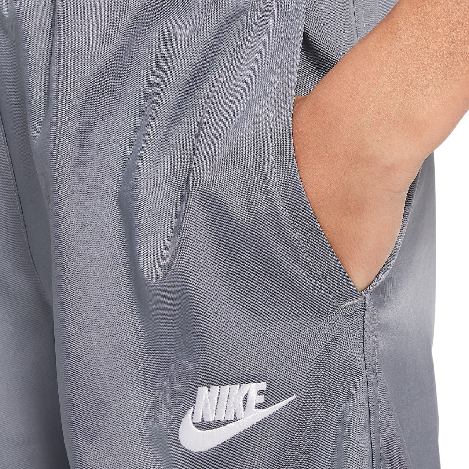 Nike-Sportswear-Club-Big-Kids--Woven-Joggers-Smoke-Grey---White