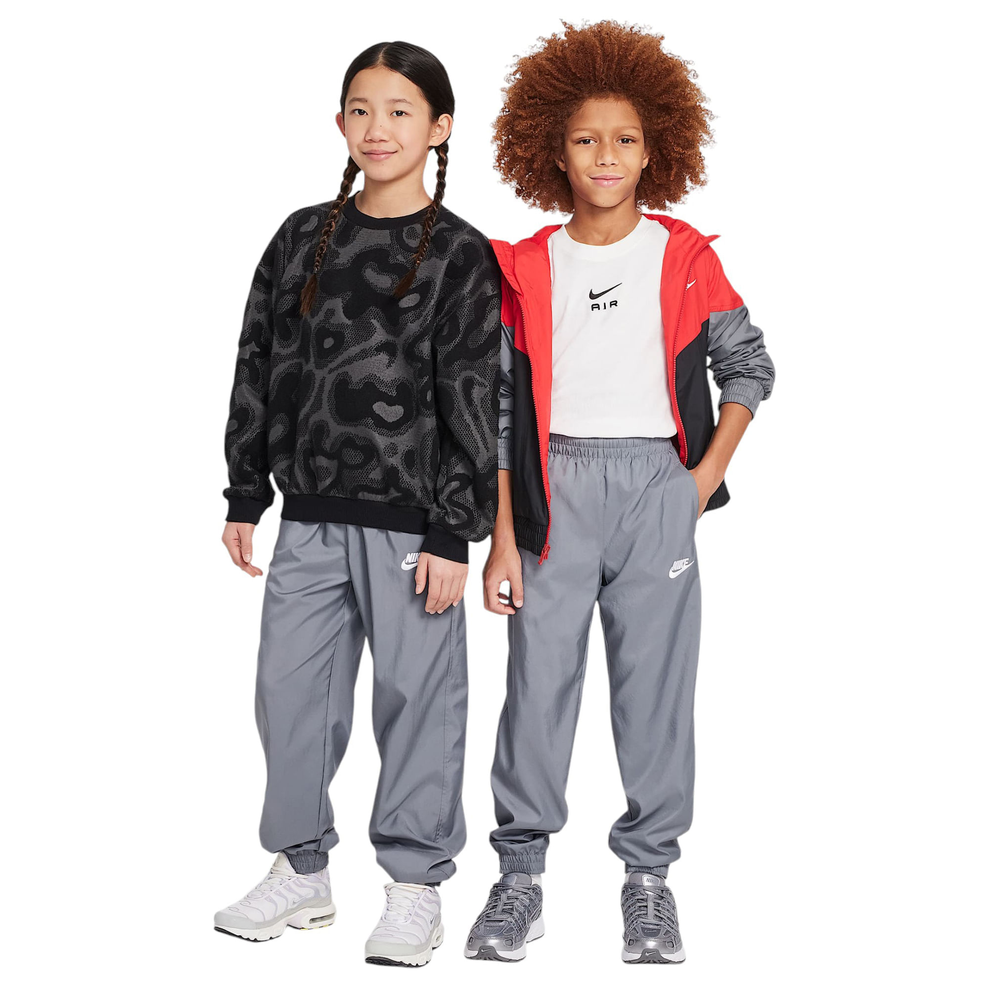 Nike-Sportswear-Club-Big-Kids--Woven-Joggers-Smoke-Grey---White