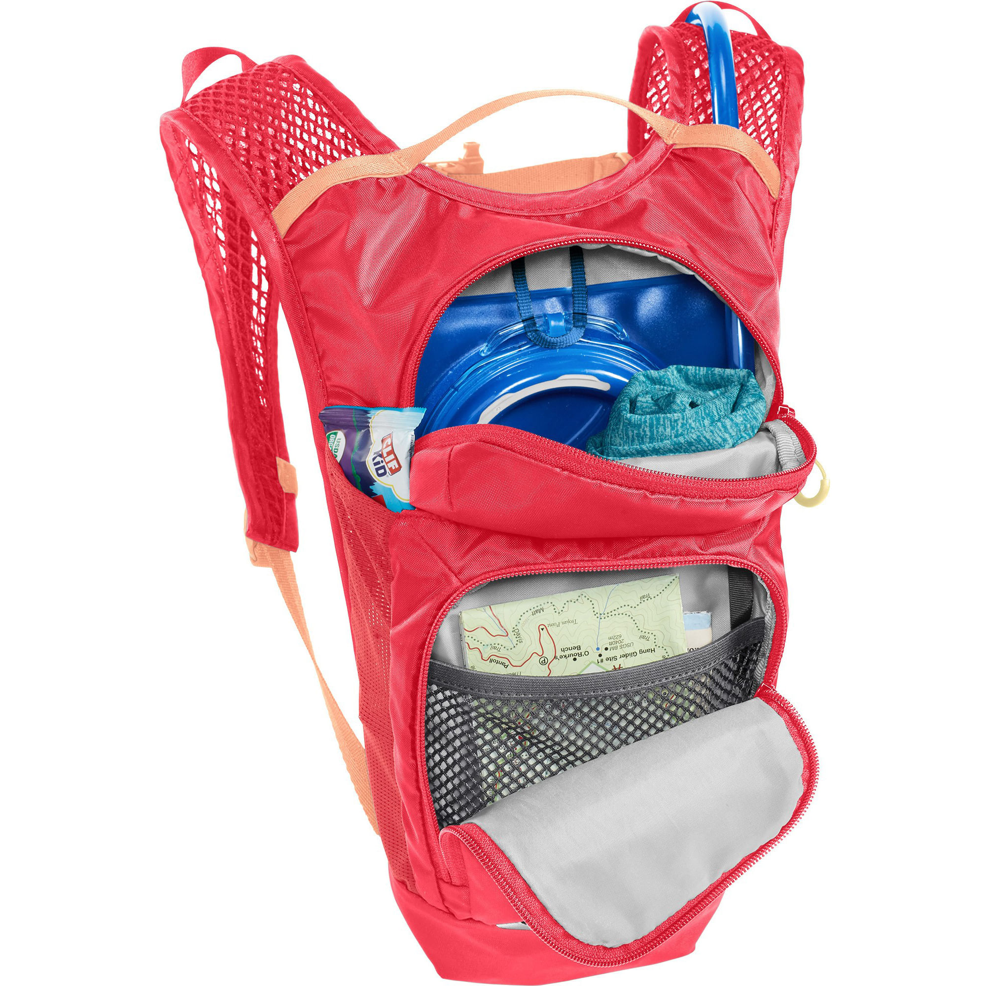 CamelBak Mini M.U.L.E. 50oz Hydration Pack with Crux 1.5L Reservoir - Kids' - Pink / Flowers 50 oz
