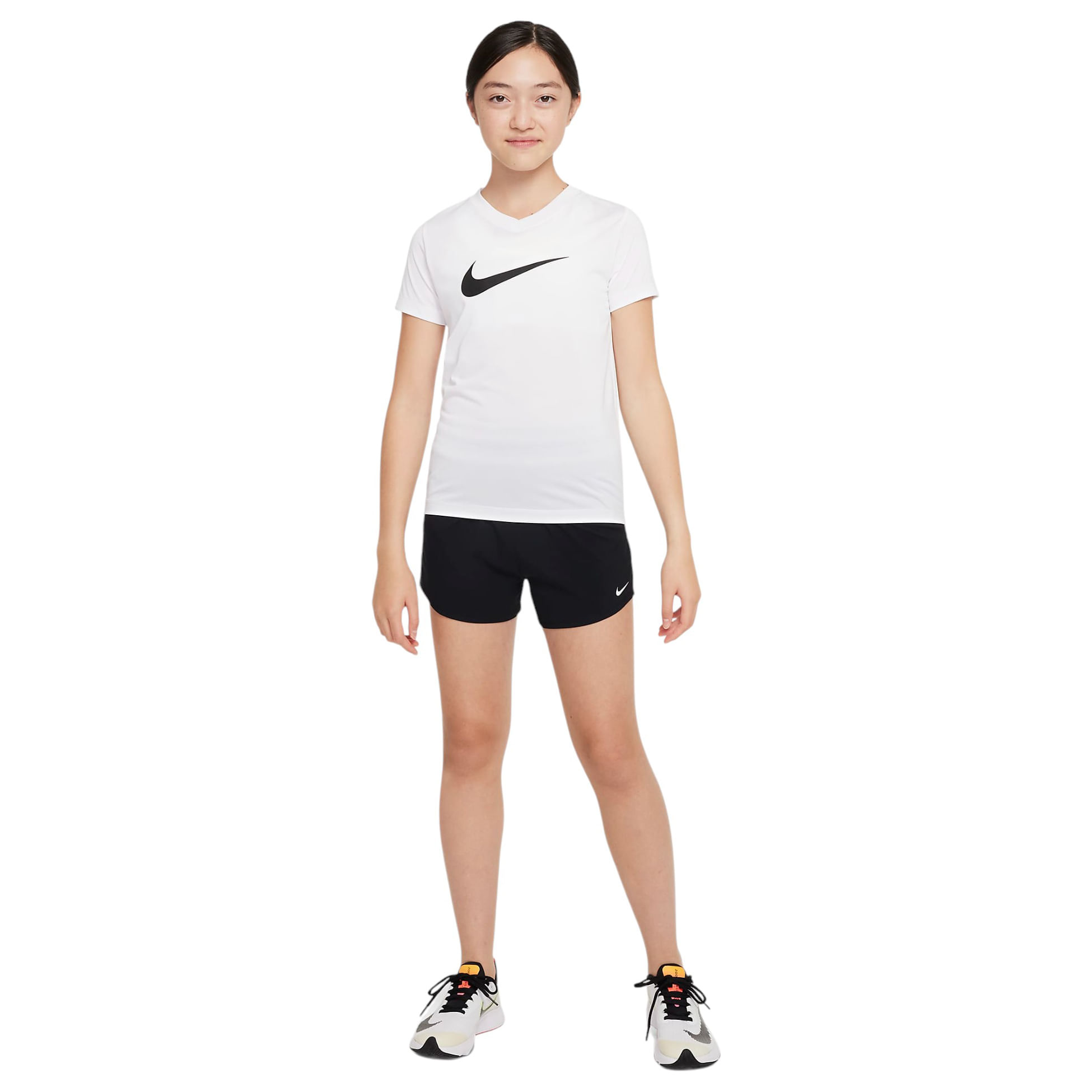 Nike One Dri-FIT High-Waisted Woven Training Shorts Girls'