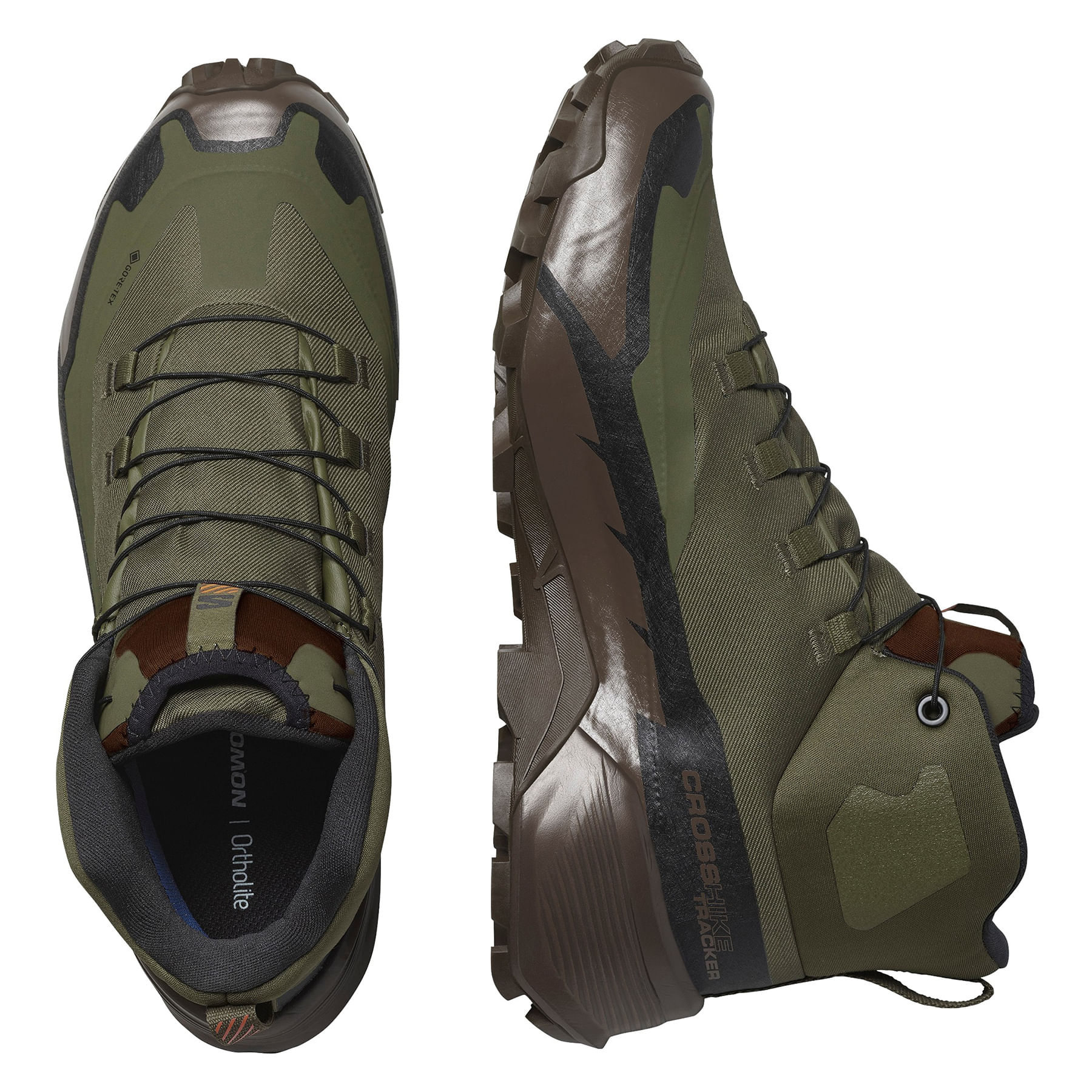 Salomon-Cross-Hike-Tracker-Gtx-Shoe---Men-s-Ranger-Green-----Earth-Brown-----Black