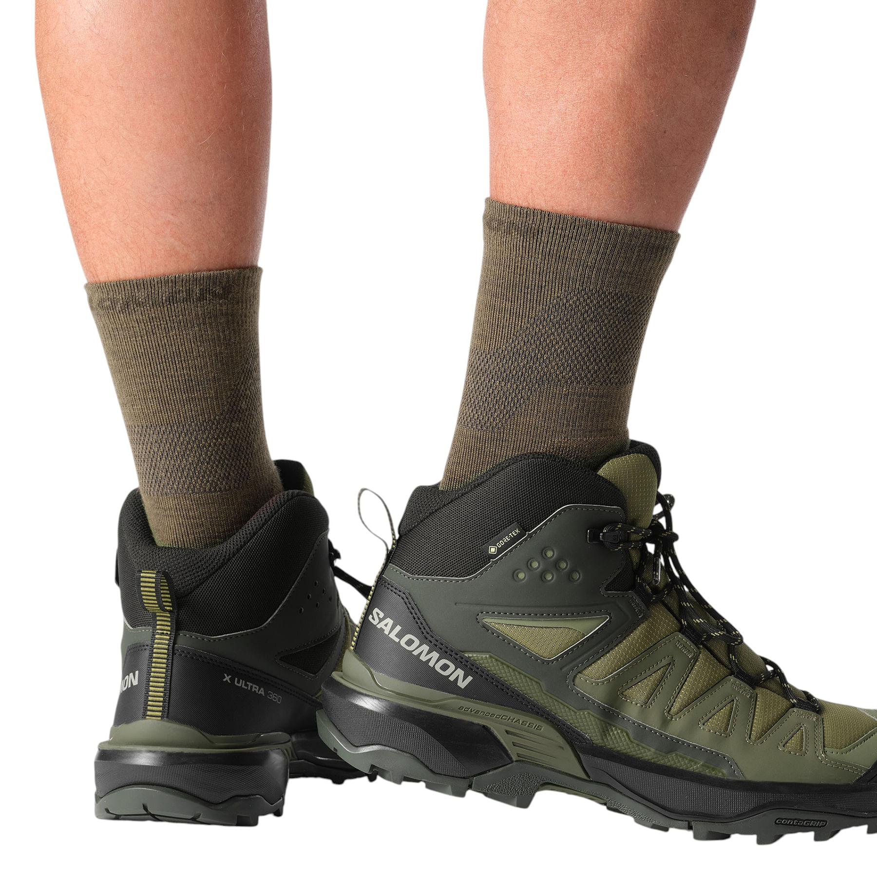 Salomon-X-Ultra-360-Mid-Gtx-Boot---Men-s-Olive-Night-----Black-----Peat
