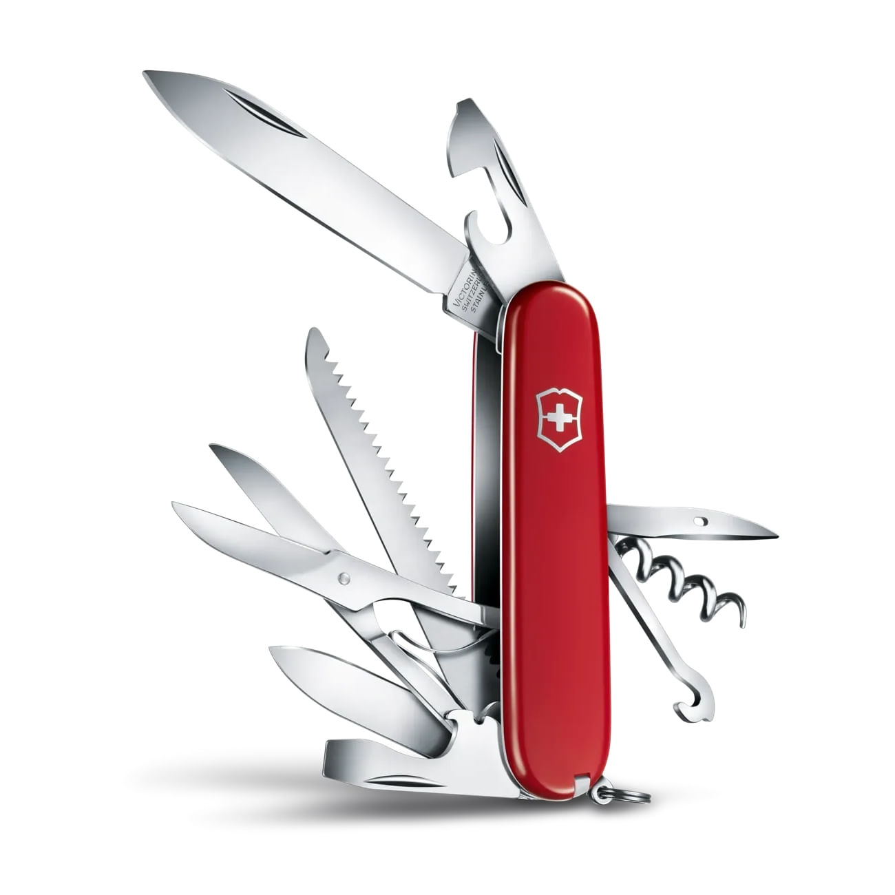Swiss-Army-Huntsman-Pocket-Knife-Red