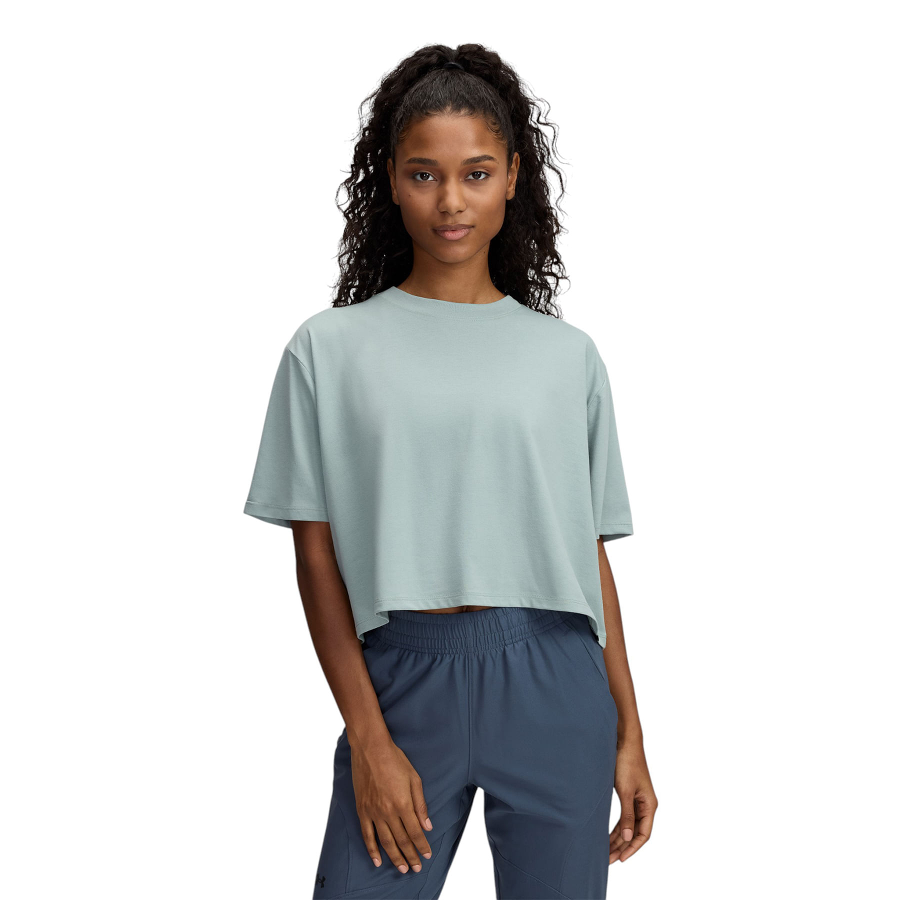 Under-Armour-UA-Rival-Short-Sleeve---Women-s-Silica-Green---Black---White
