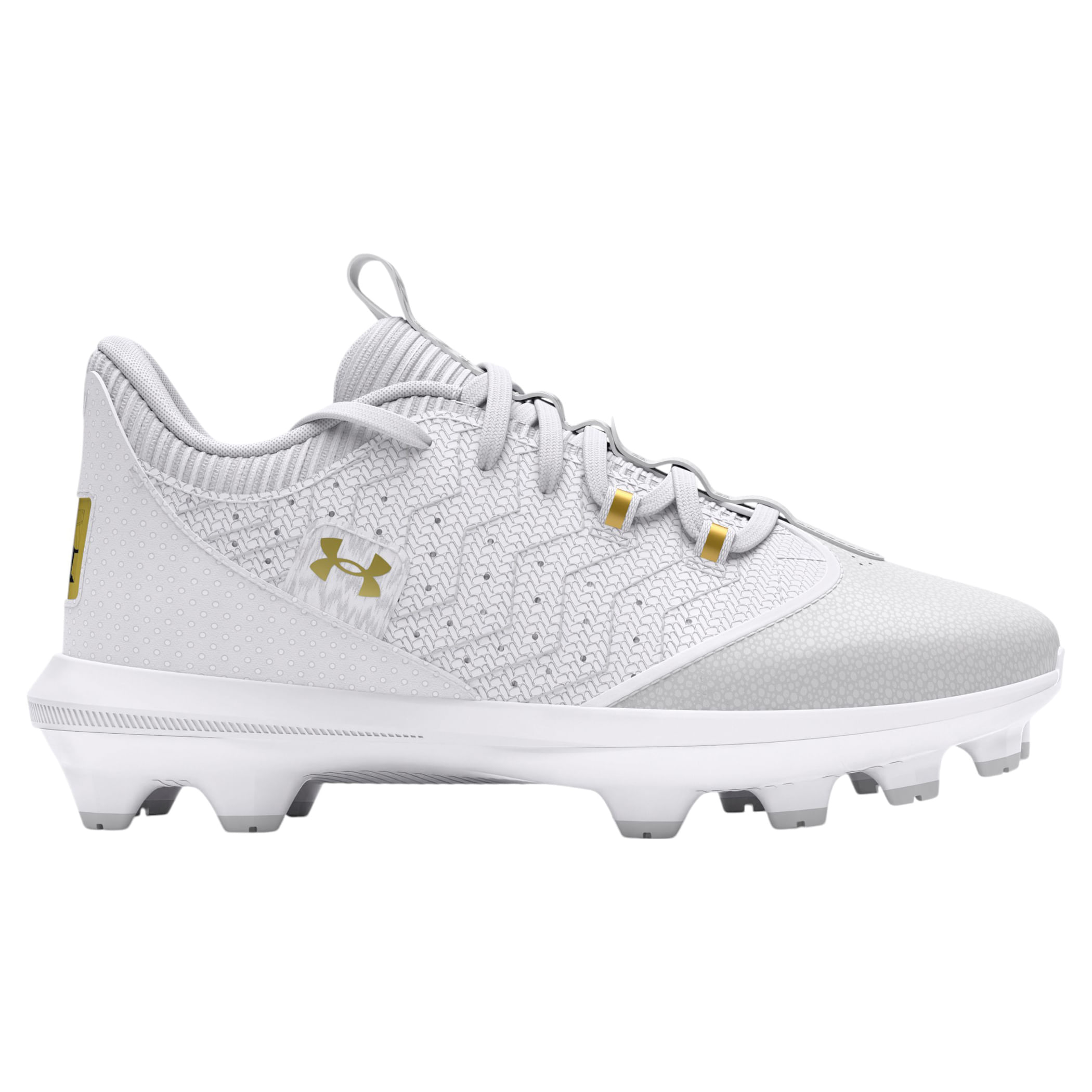 white and gold nike baseball cleats