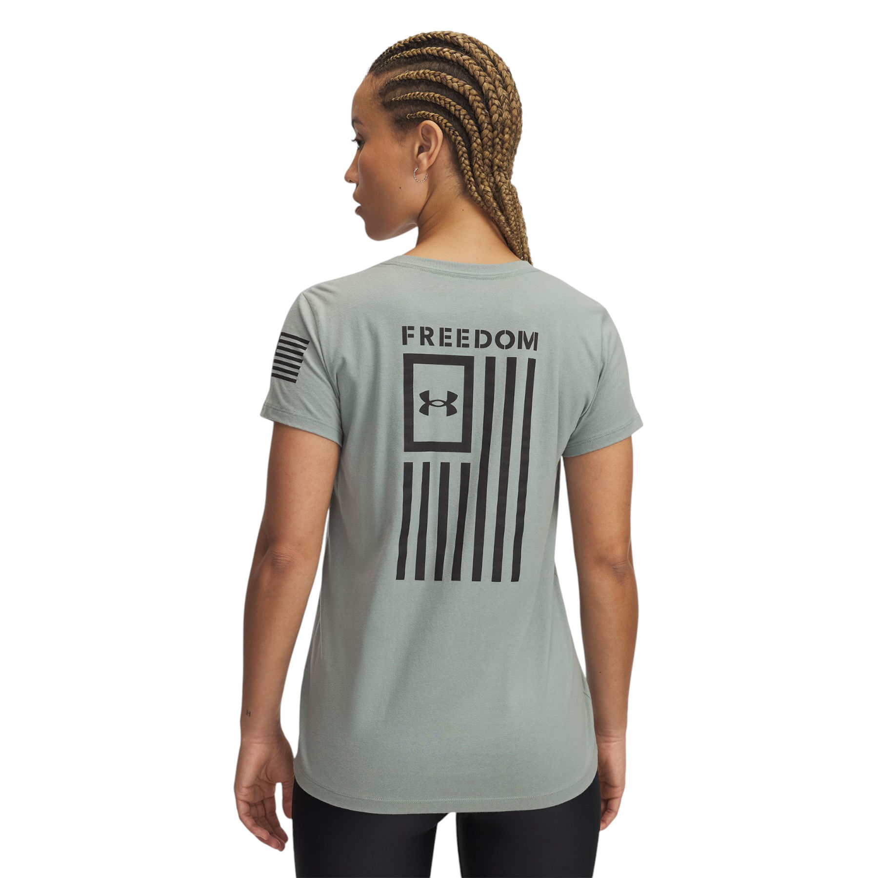 Under Armour New Freedom Flag Short-Sleeve T-Shirt - Women's